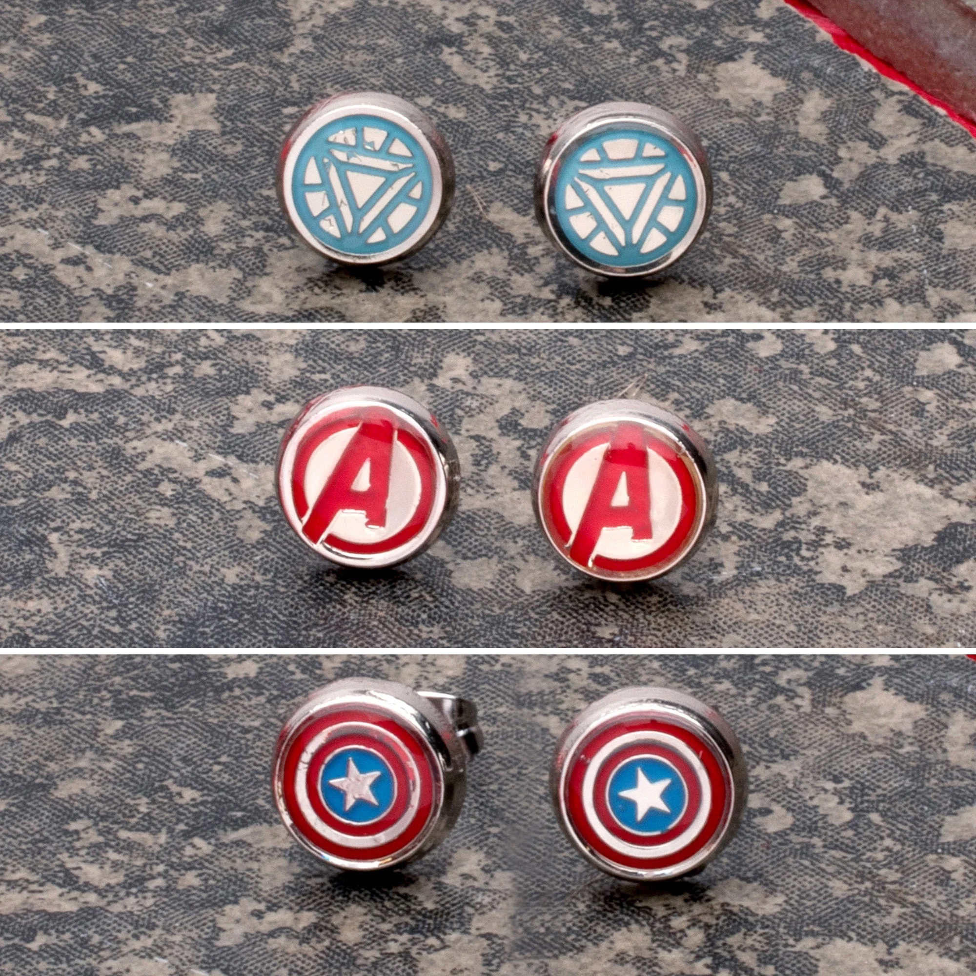 Marvel The Avengers Earrings Set (3 pair) - Image 5