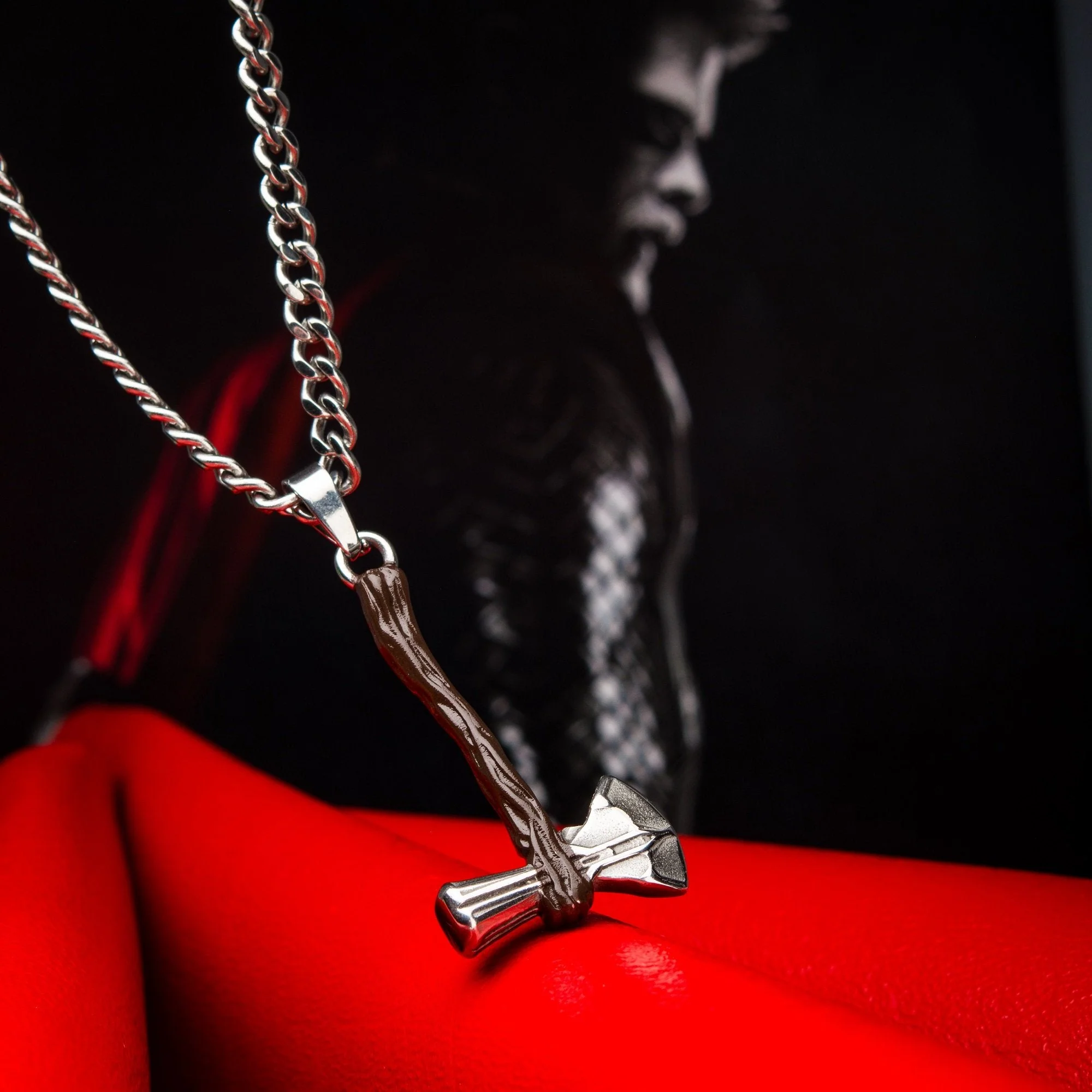 Marvel Avengers Thor Stormbreaker Axe Pendant Necklace - Image 5