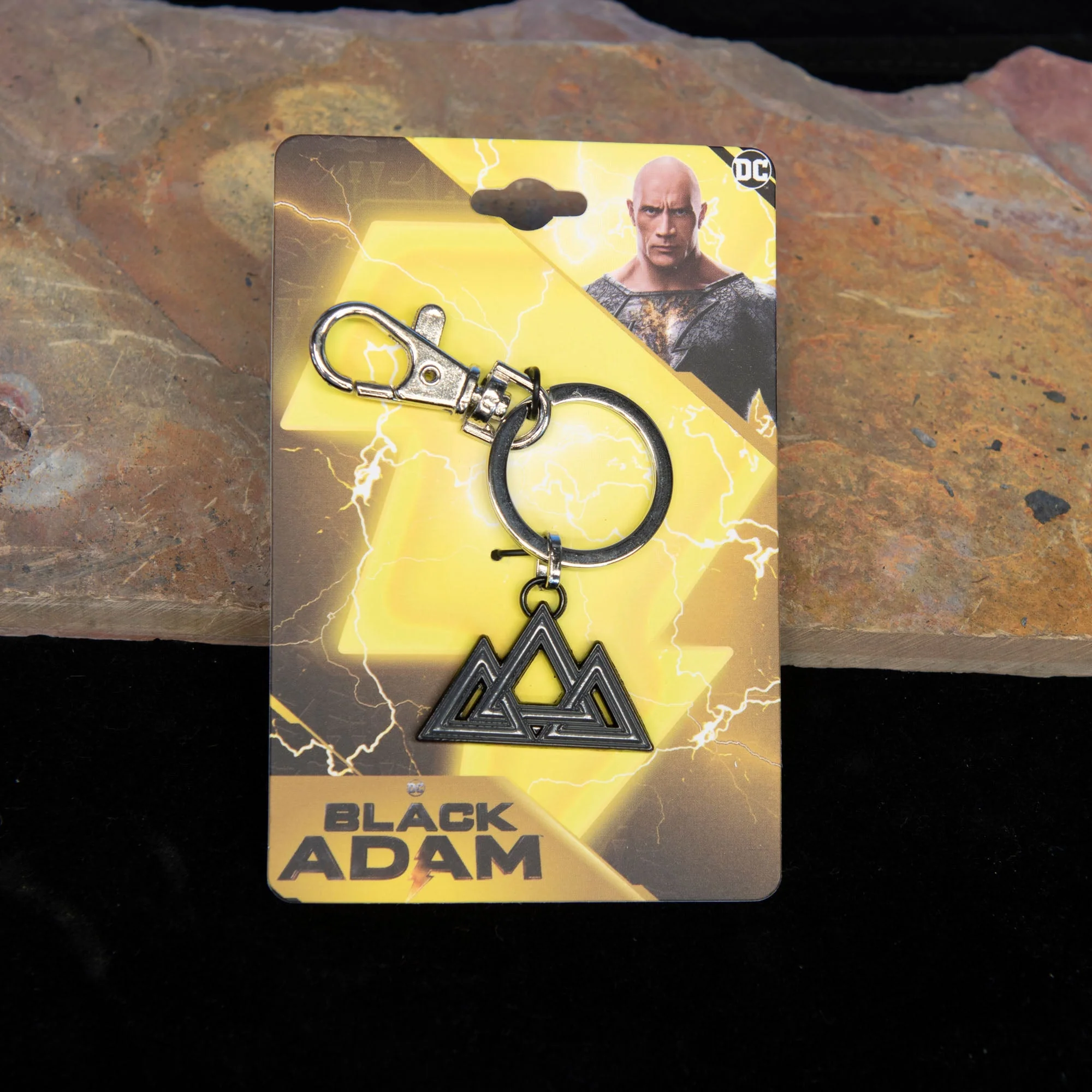 DC Comics Black Adam Triple Triangle Keychain - Image 6