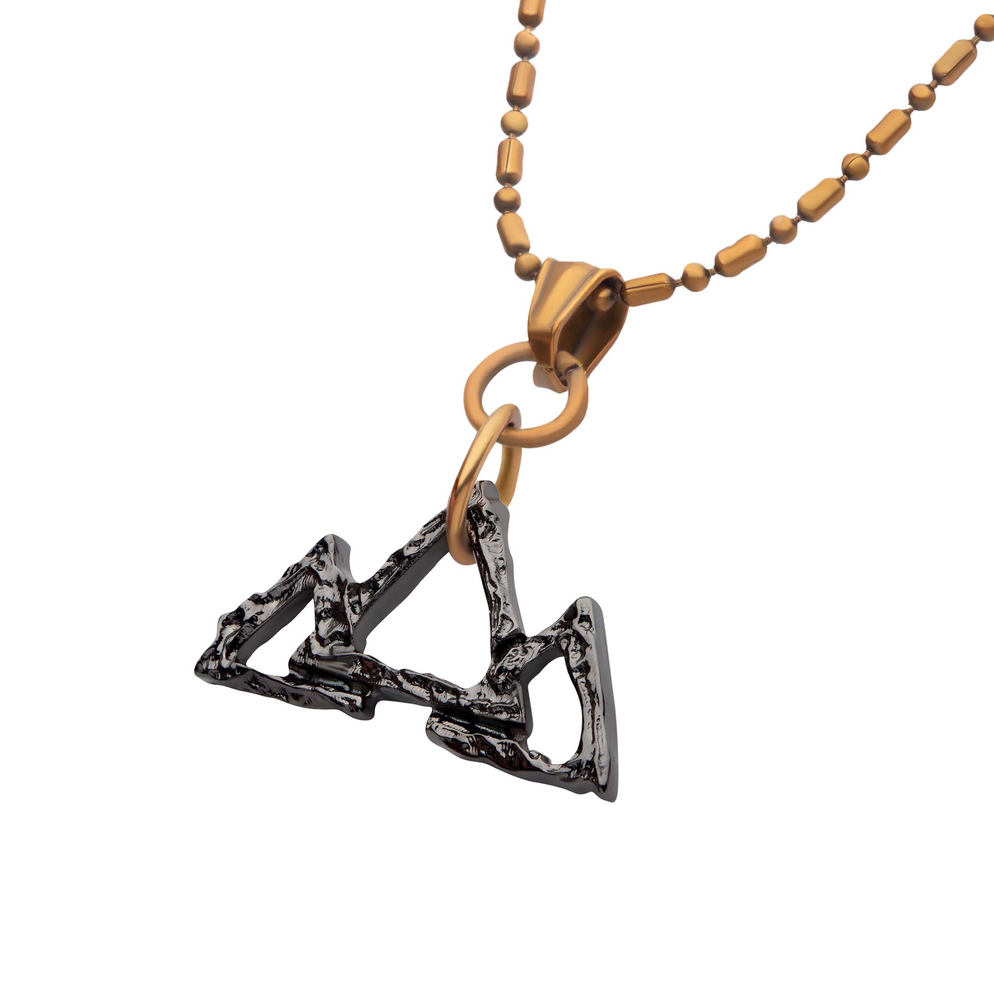 DC Comics Black Adam Logo Triple Triangle Pendant Necklace - Image 3