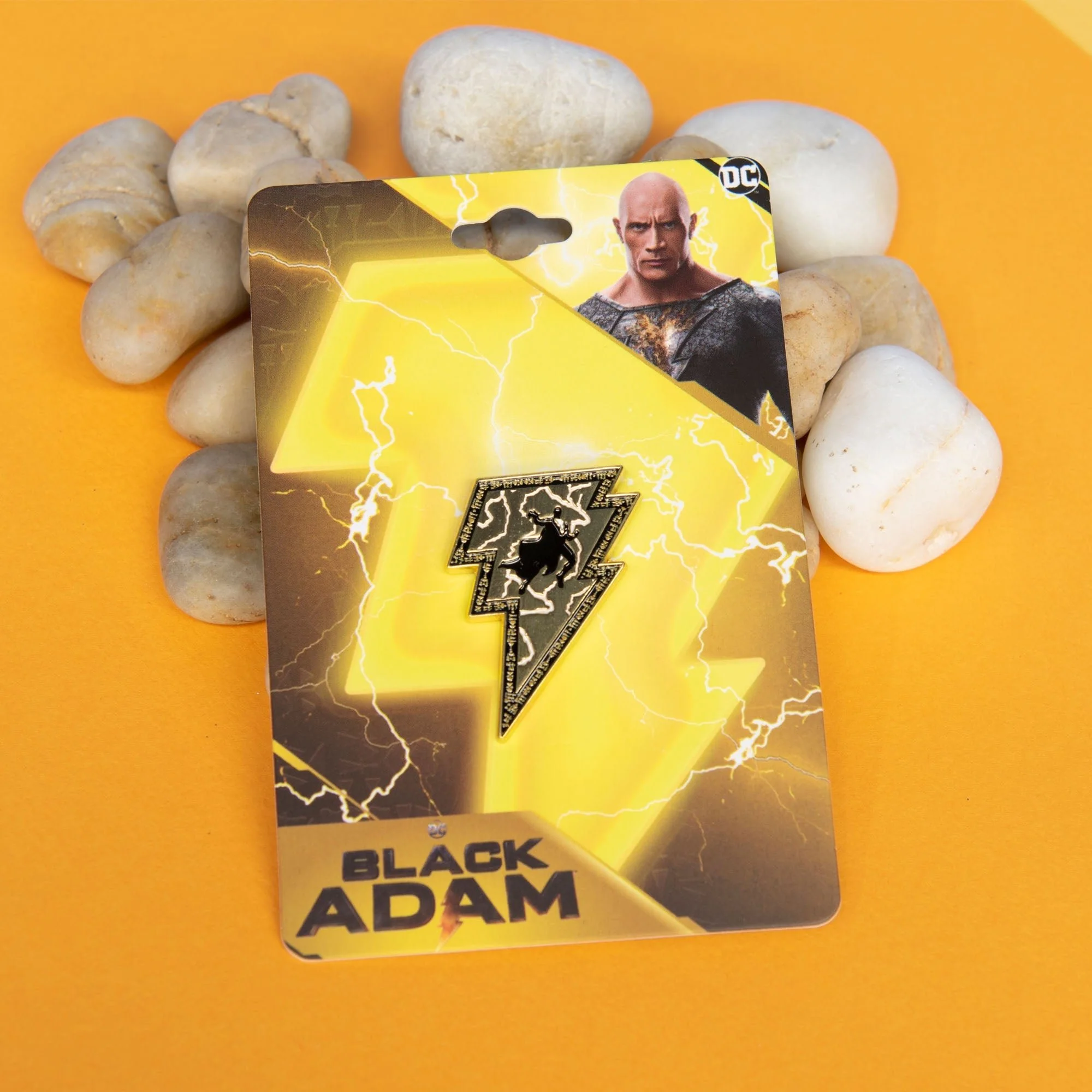 DC Comics Black Adam Lightning Bolt Pin - Image 5
