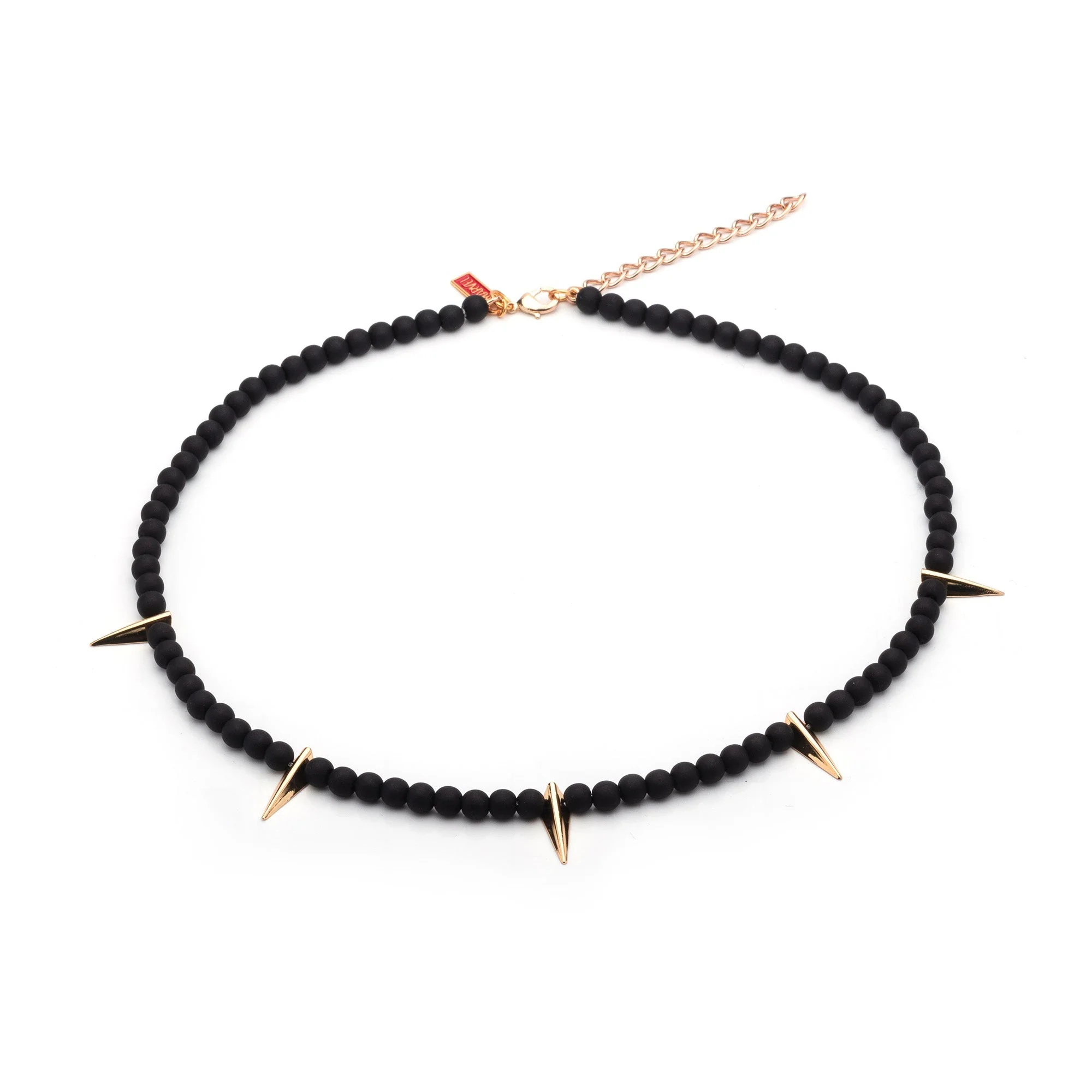 Black Panther Cast Claw and Acrylic Bead Necklace