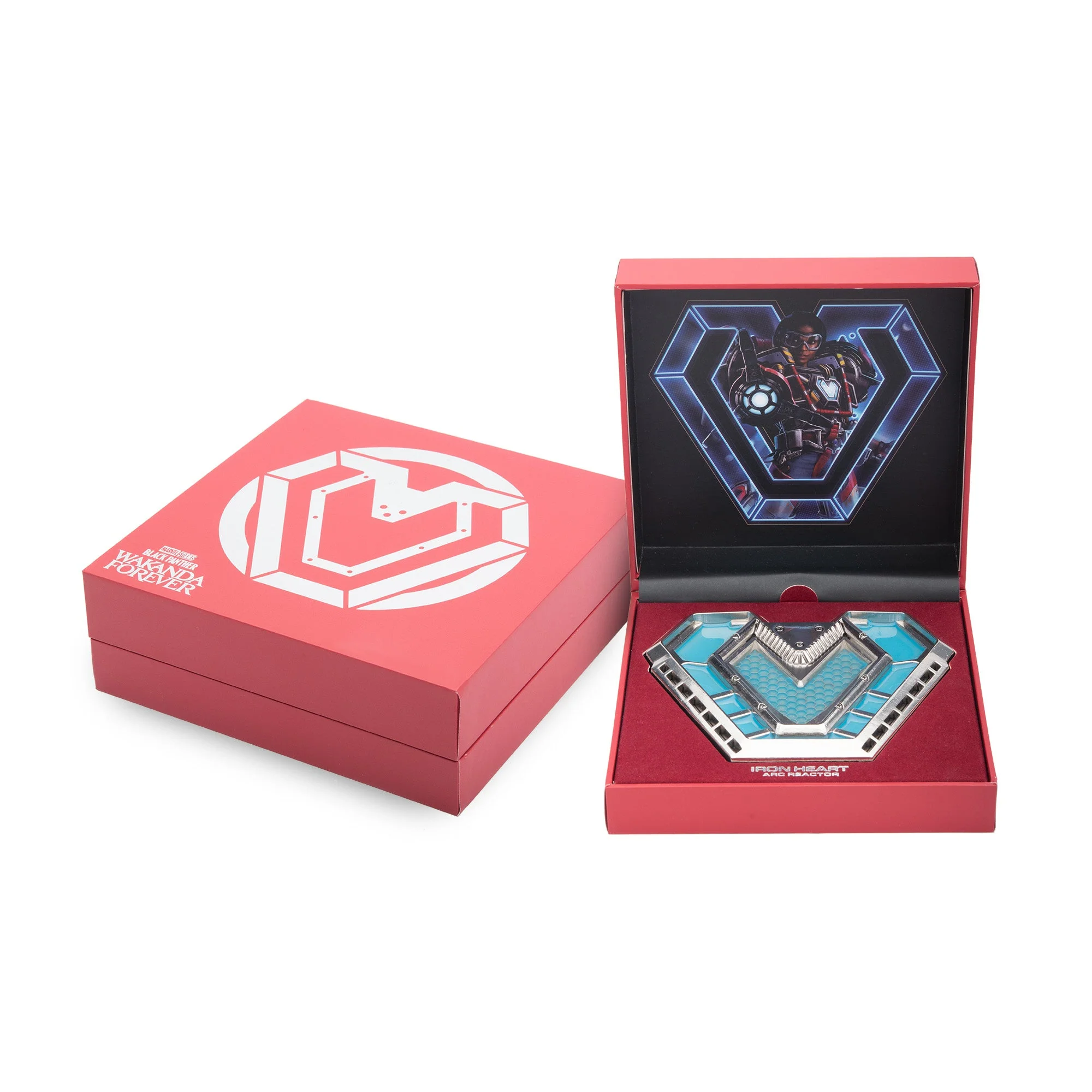 Wakanda Forever Iron Heart Arc Reactor Replica Glow In The Dark Magnetic Pin - Image 9