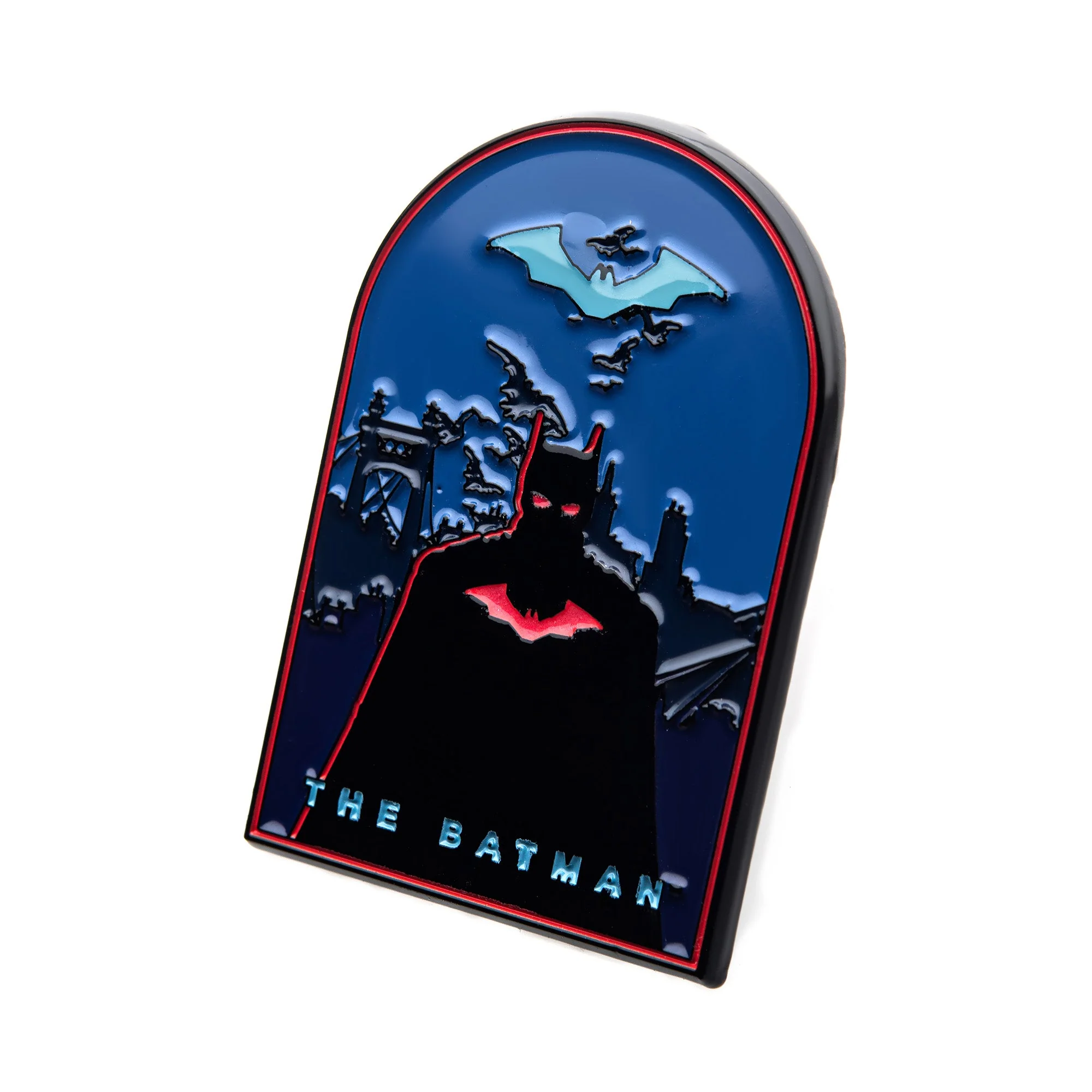 DC Comics The Batman Silhouette Glow-in-the-Dark Enamel Pin - Image 7