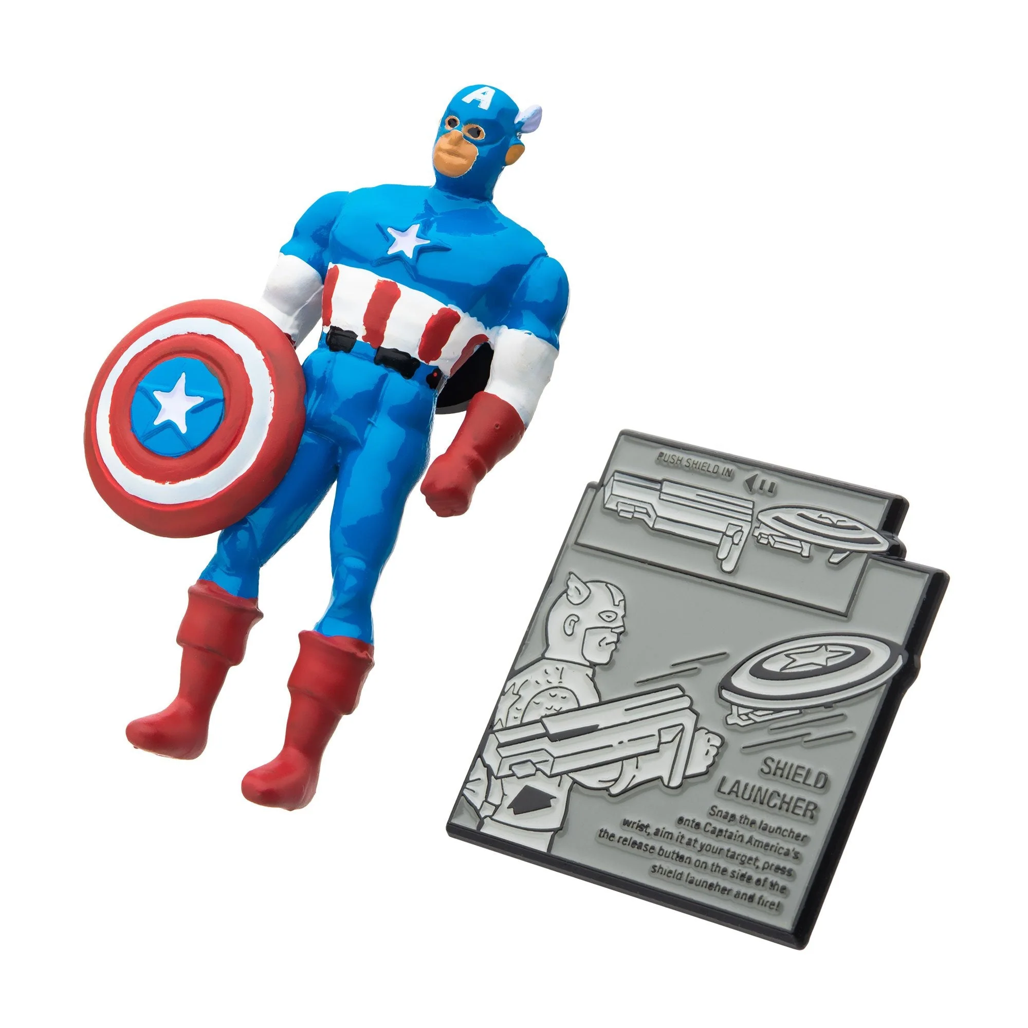 Marvel Captain America 80th Anniversary 3D Lapel Pin Set - Image 3