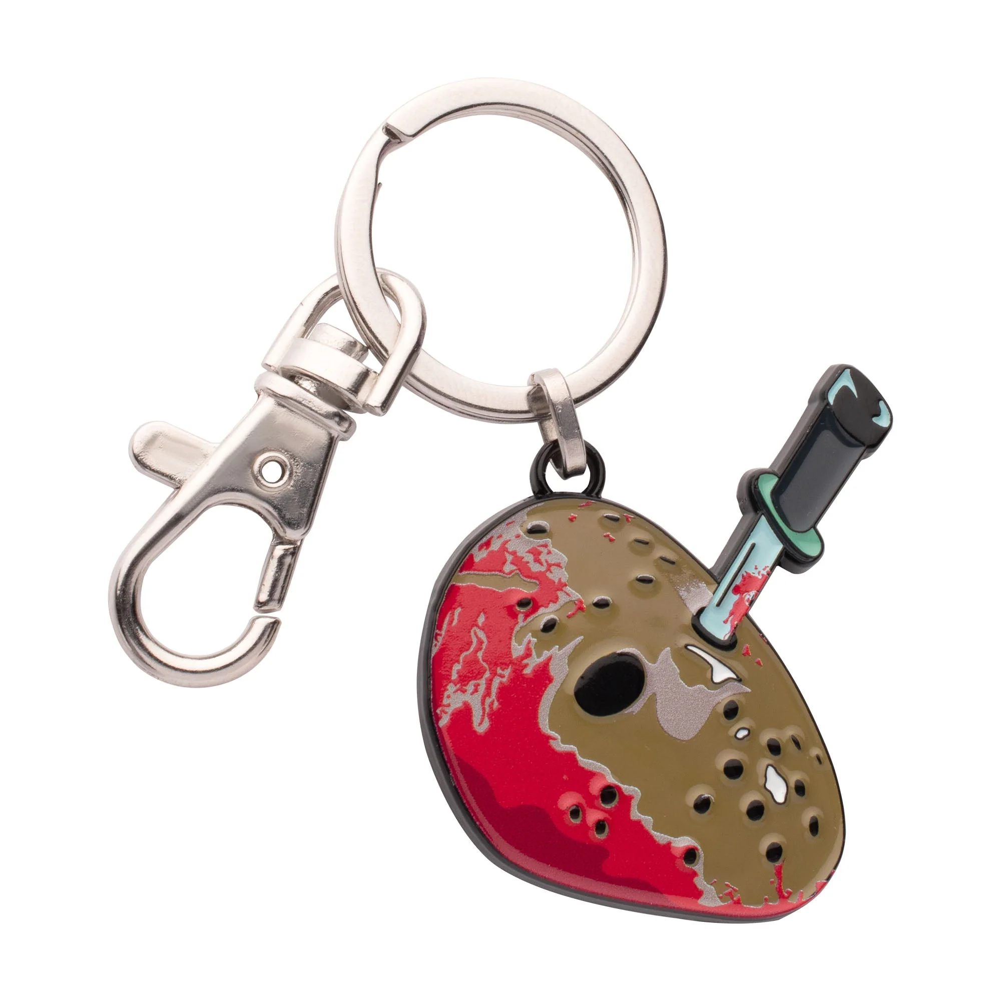 Friday the 13th Knife in Mask Keychain