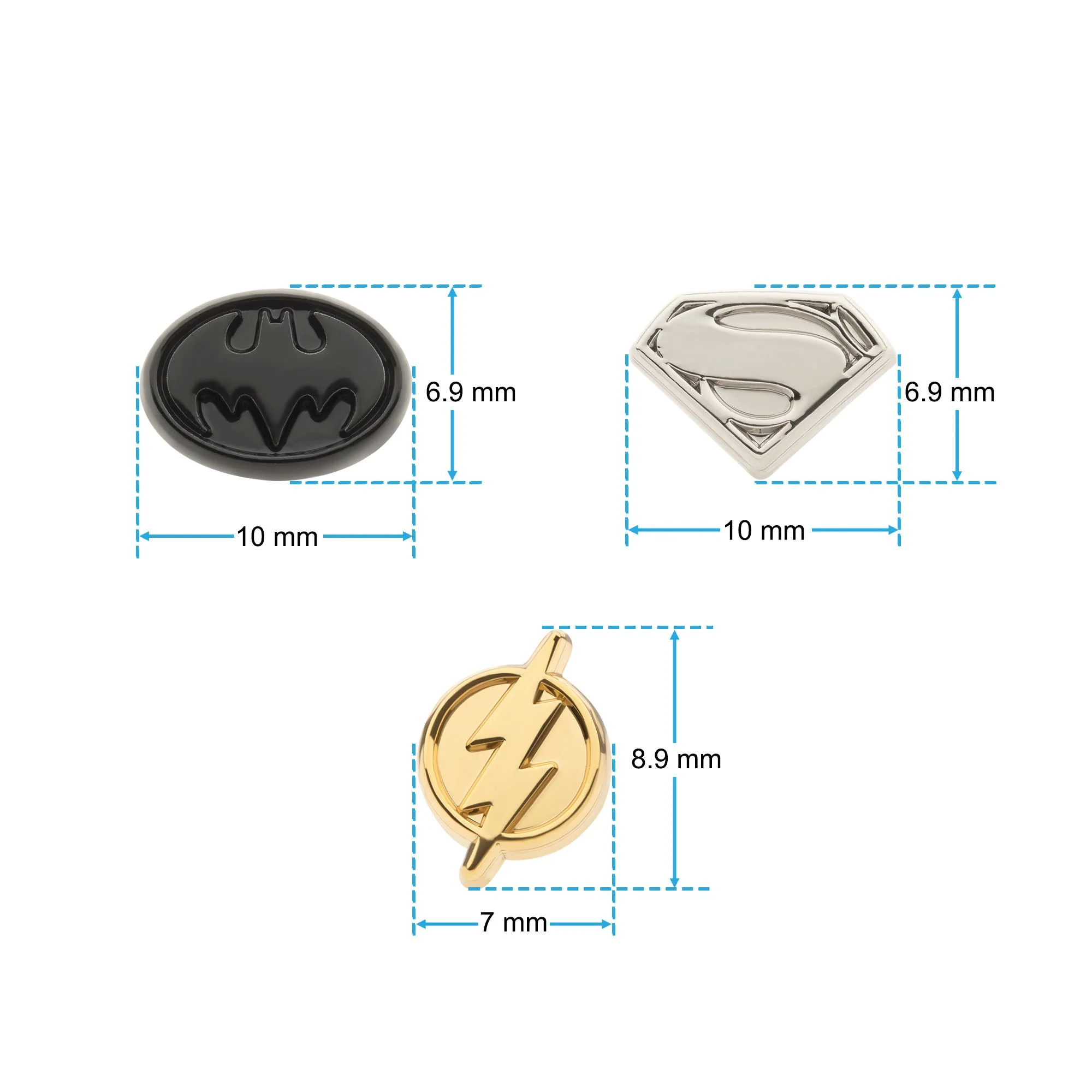 DC Comics The Flash 3pairs Logo Earring Set - Image 4
