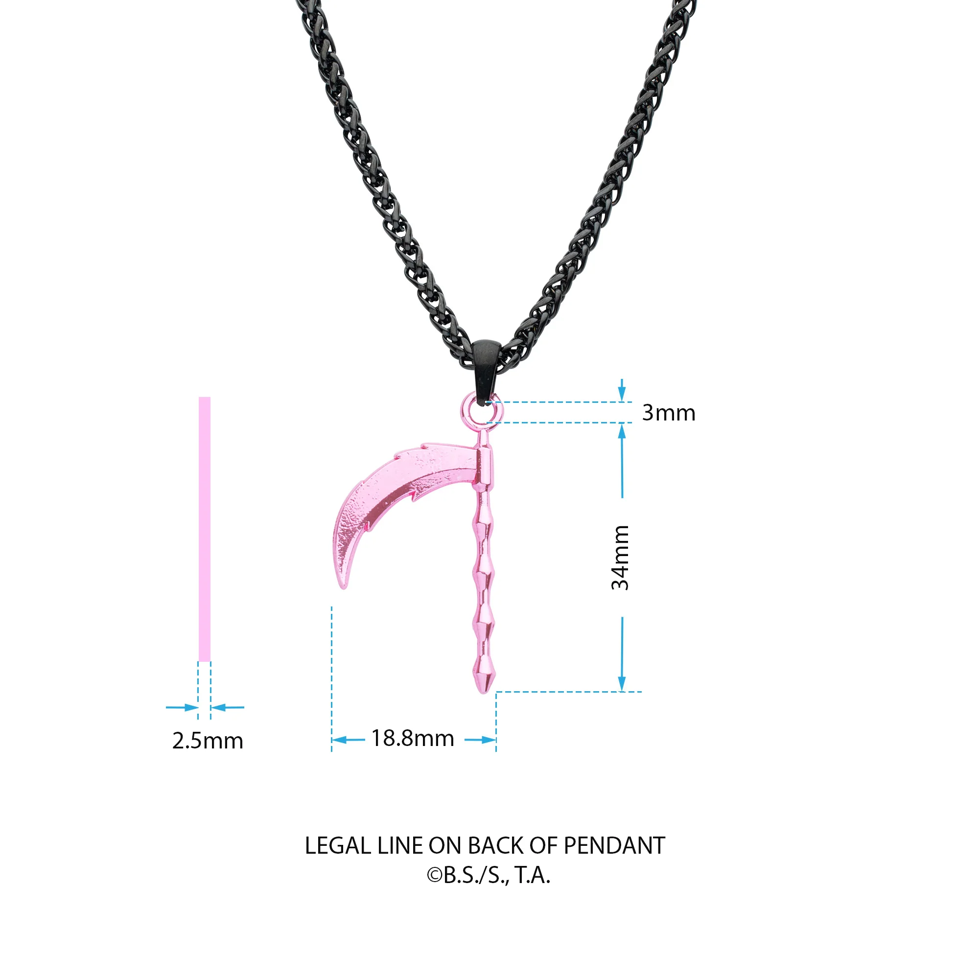 Dragon Ball Super Goku Necklace, Earring and Ring Set - Image 3