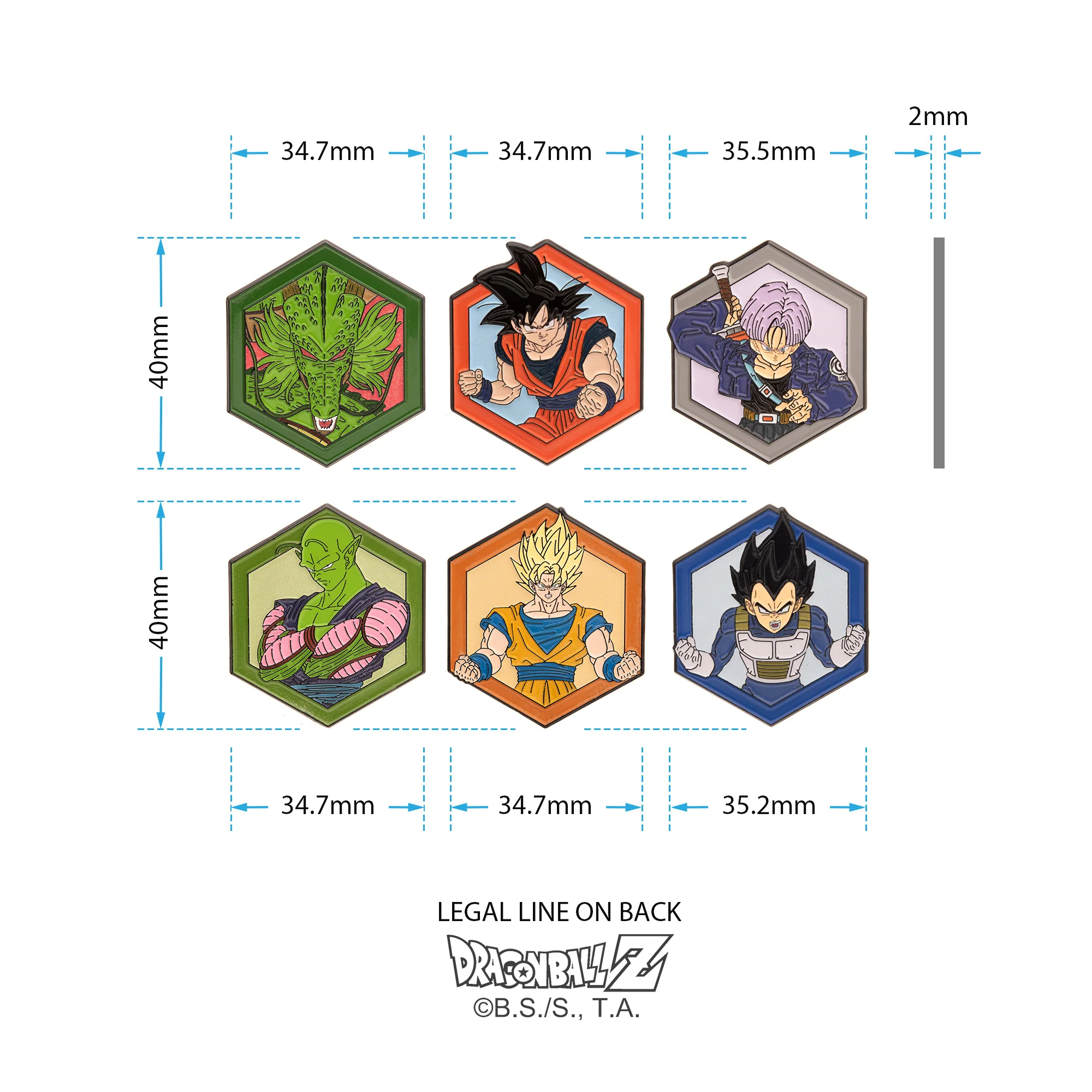 Dragon Ball Z Glow in the Dark Blind Box Pin - Image 4