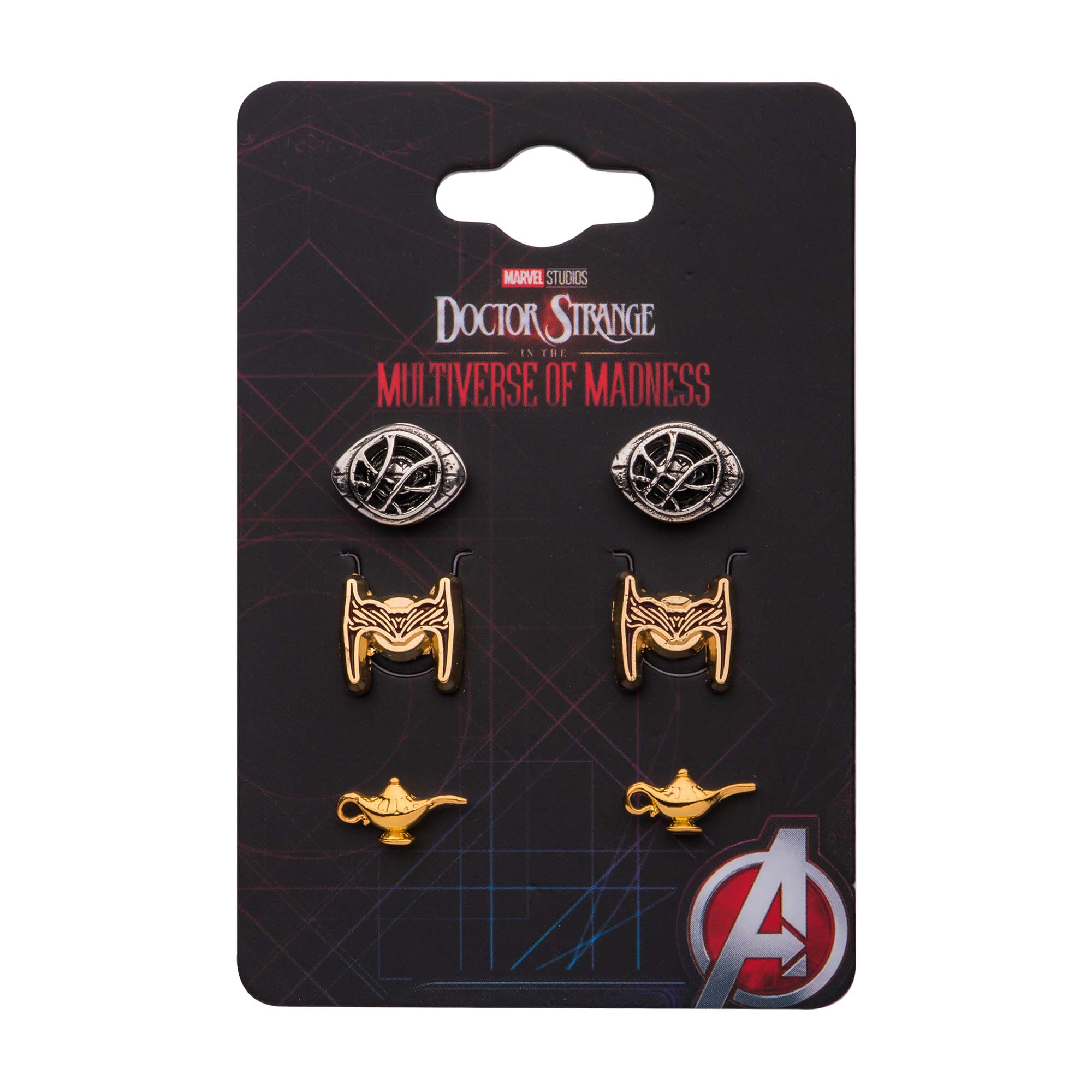 Marvel's Doctor Strange in the Multiverse of Madness set of 3 pairs of earrings - Image 2