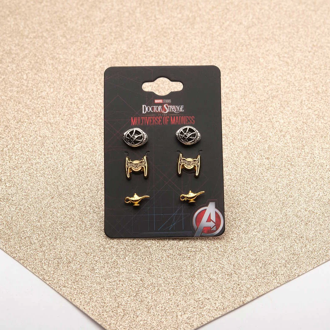 Marvel's Doctor Strange in the Multiverse of Madness set of 3 pairs of earrings - Image 4