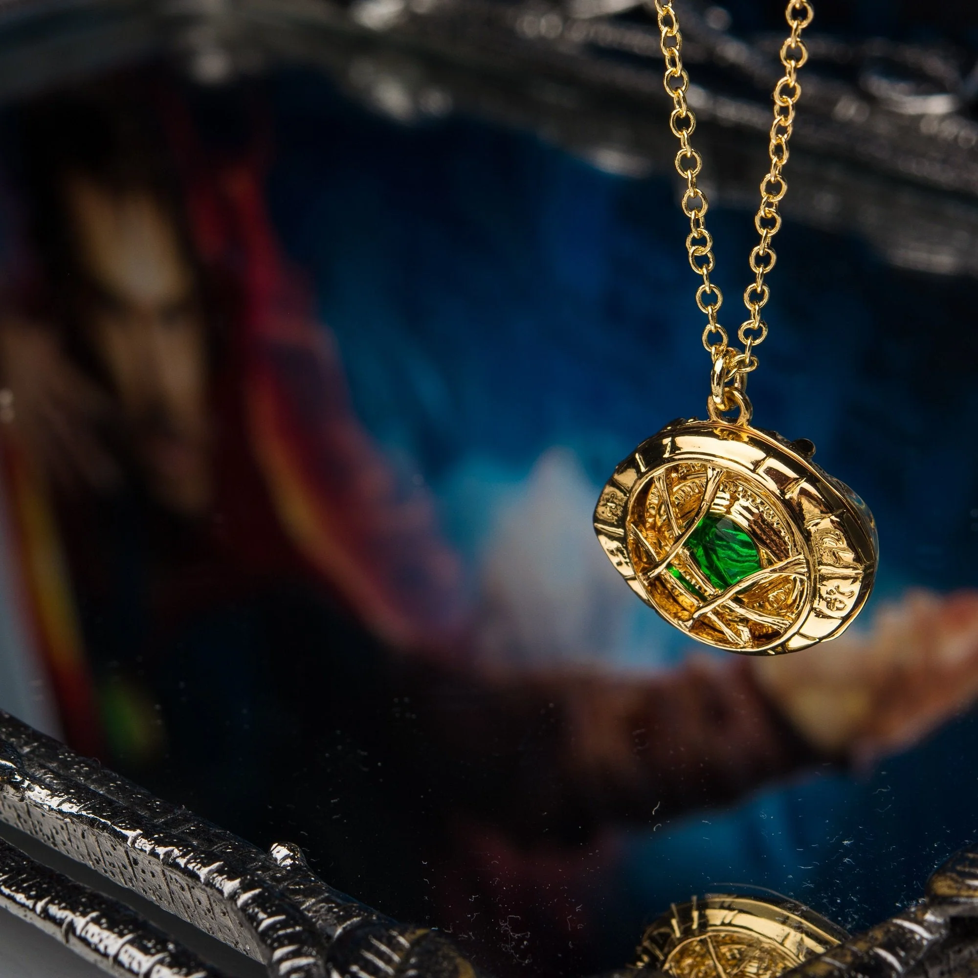Marvel Doctor Strange Eye of Agamotto Pendant Necklace - Image 3