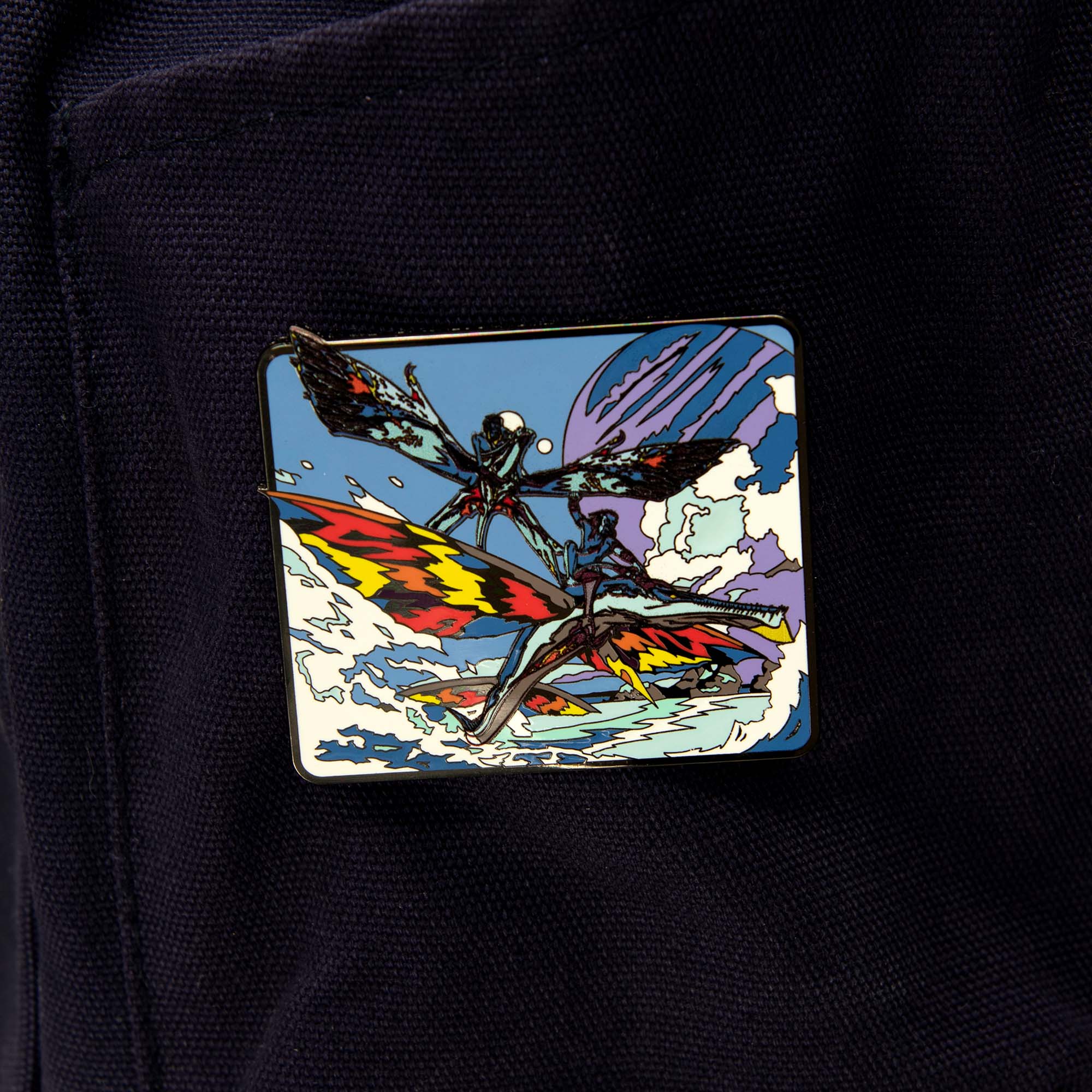 Avatar 2 Banshee & Skimwing Enamel Pin - Image 3