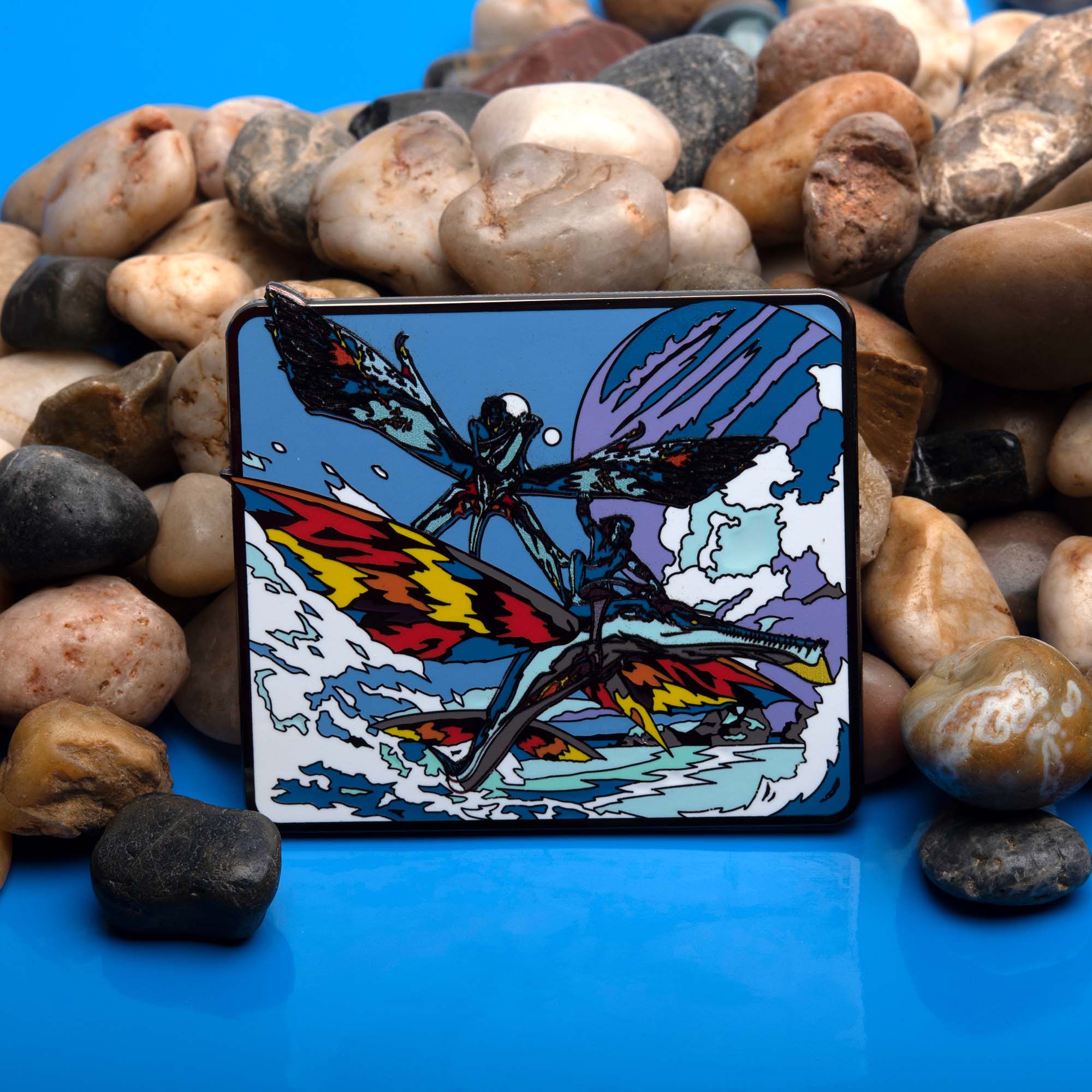 Avatar 2 Banshee & Skimwing Enamel Pin - Image 4