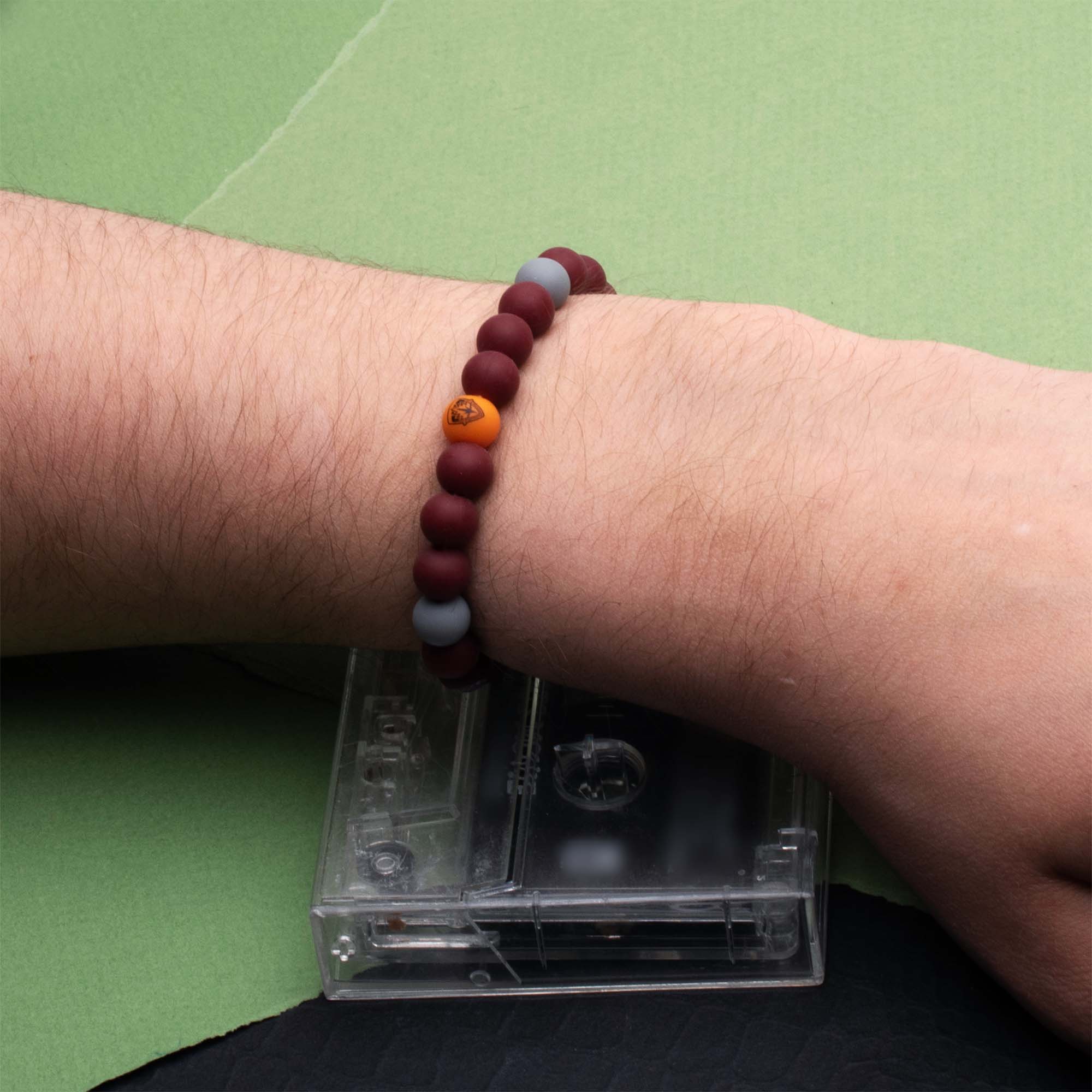 Marvel Guardians of the Galaxy Logo Silicone Beads Bracelet - Image 3