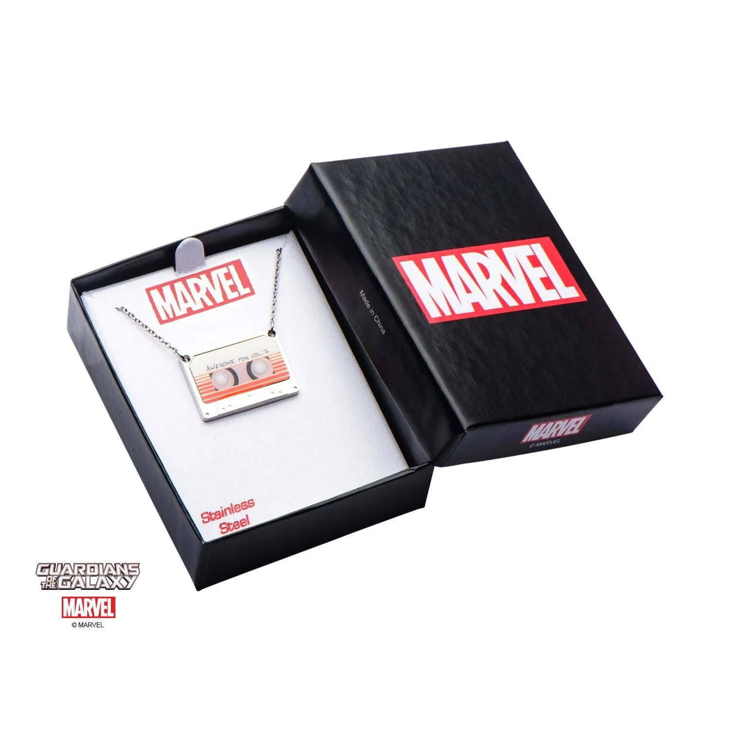 Marvel Guardians of the Galaxy Awesome Mix Vol. 2 Tape Pendant Necklace - Image 5