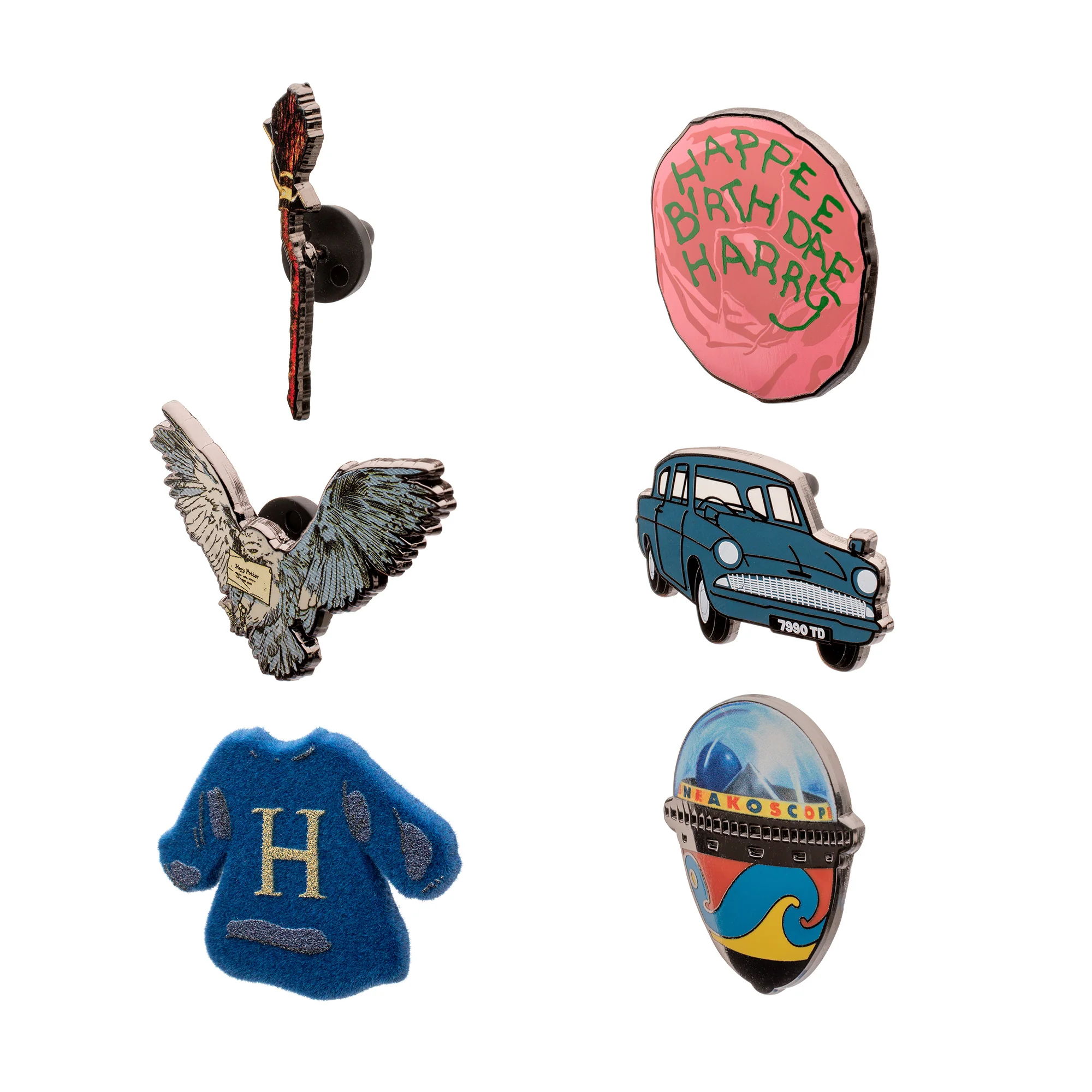 Harry Potter Birthday Present 6pcs Pin Set - Image 3