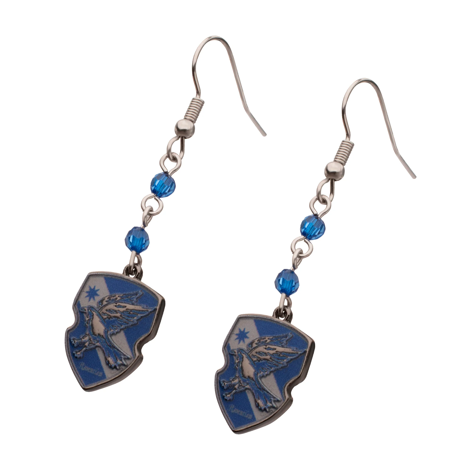 Harry Potter Hogwarts Ravenclaw House Earrings - Image 4