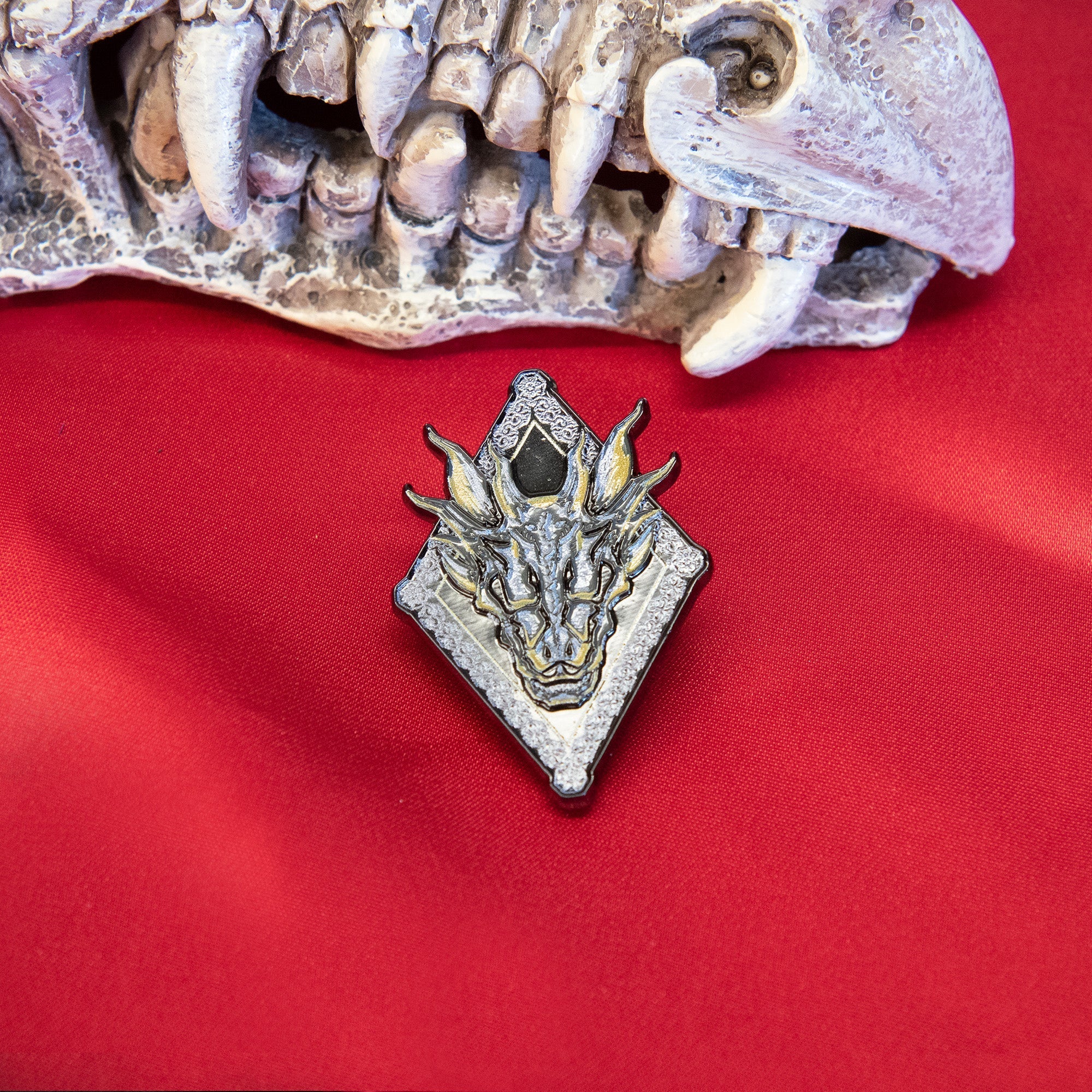 Game Of Thrones: House Of The Dragon Dragon Skull Enamel Pin - Image 5