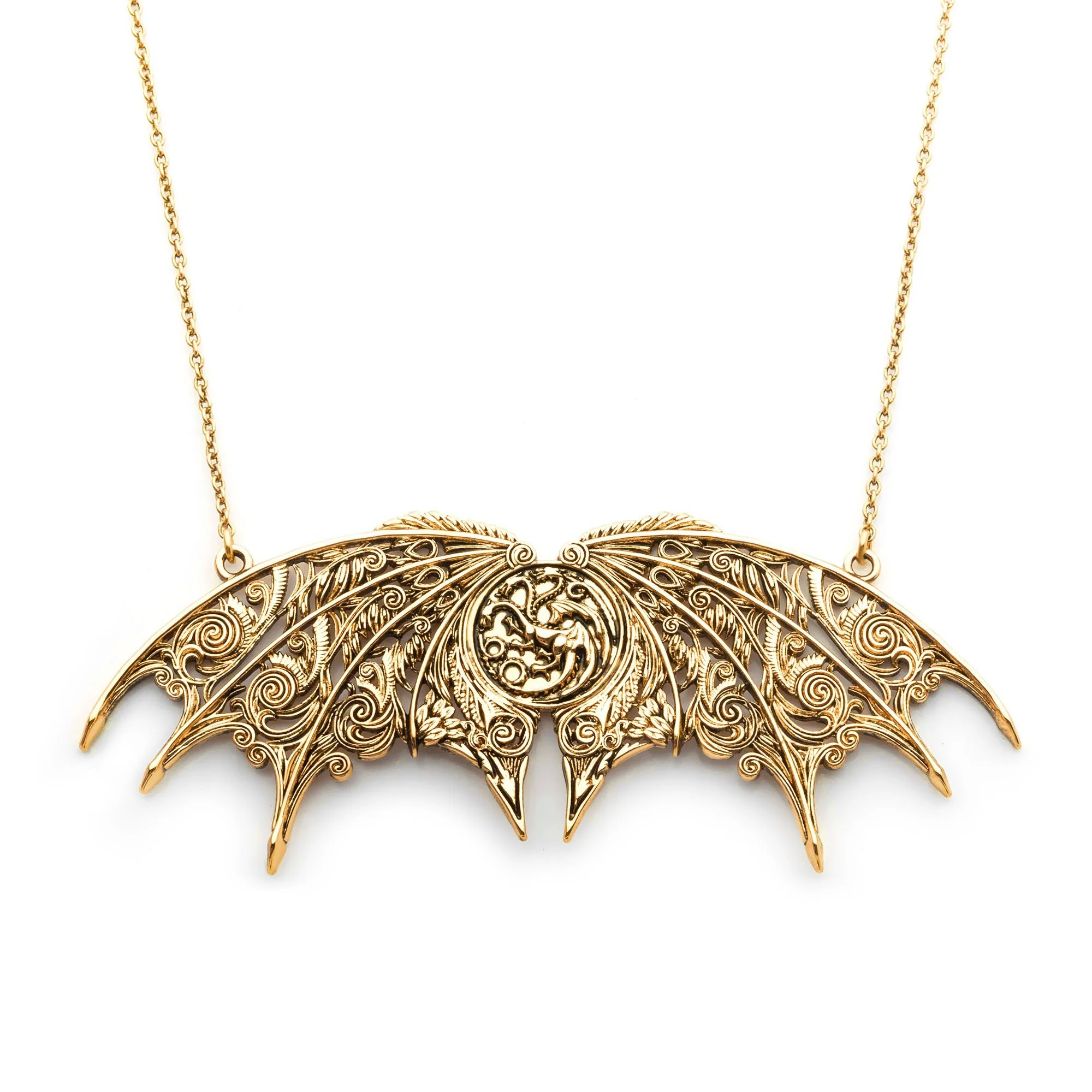 Game Of Thrones: House Of The Dragon Targaryen Plate Double Hung Necklace