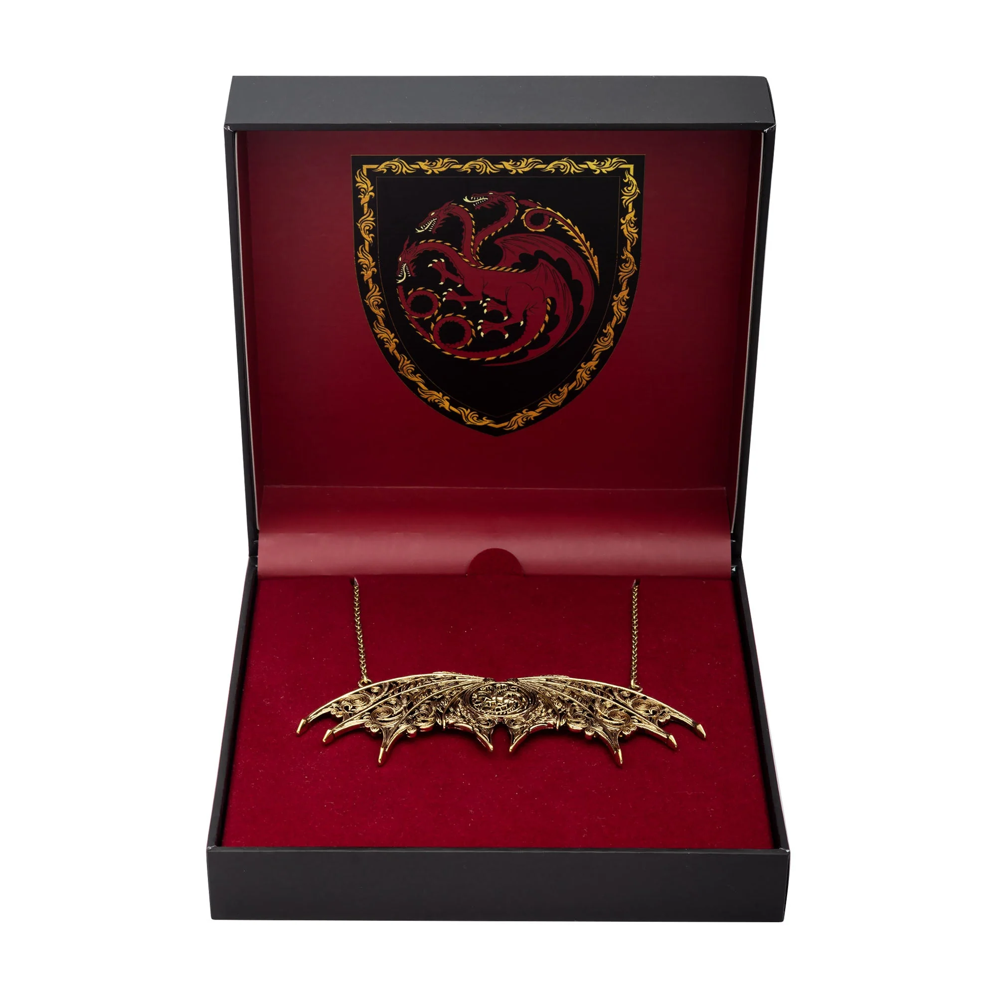 Game Of Thrones: House Of The Dragon Targaryen Plate Double Hung Necklace - Image 2