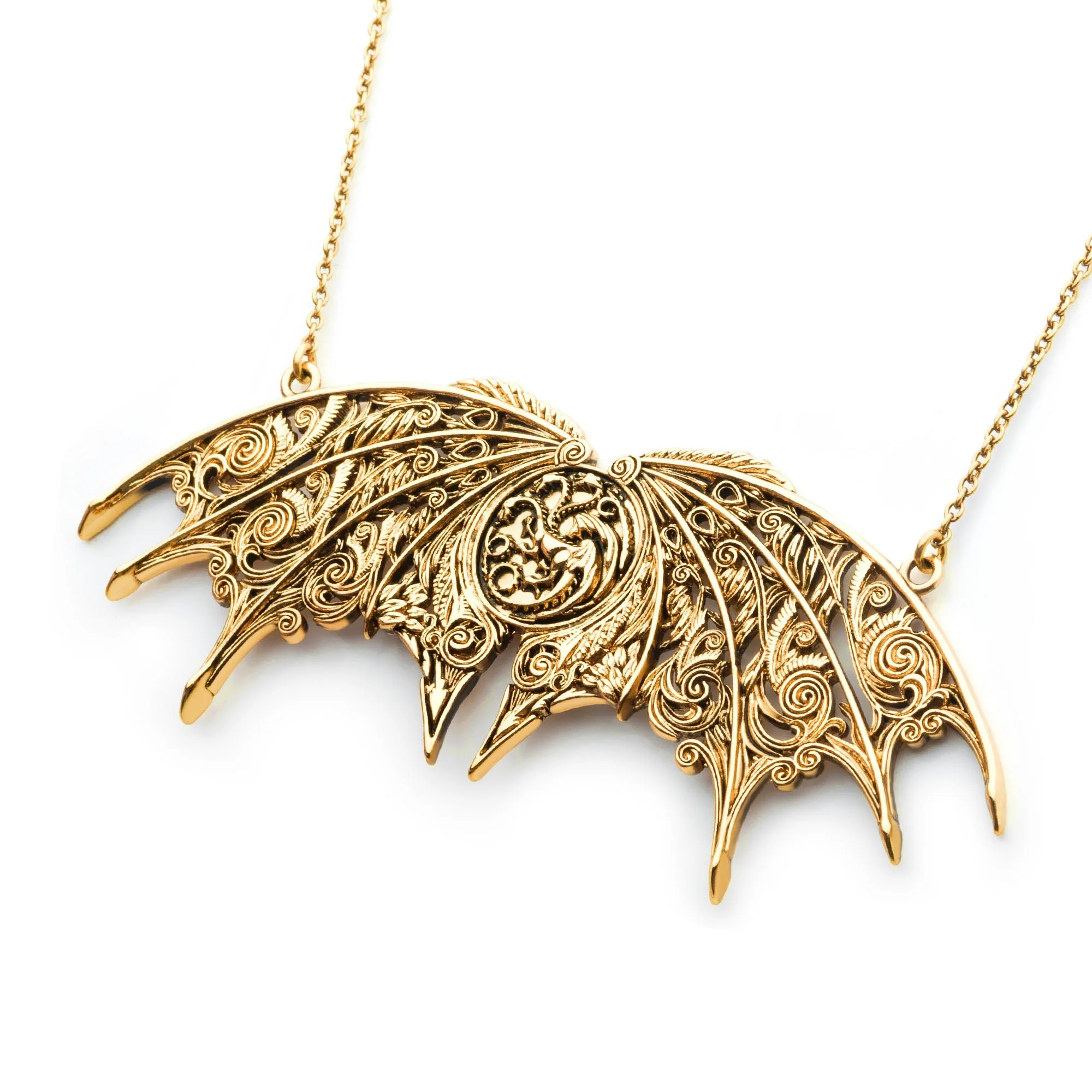 Game Of Thrones: House Of The Dragon Targaryen Plate Double Hung Necklace - Image 4