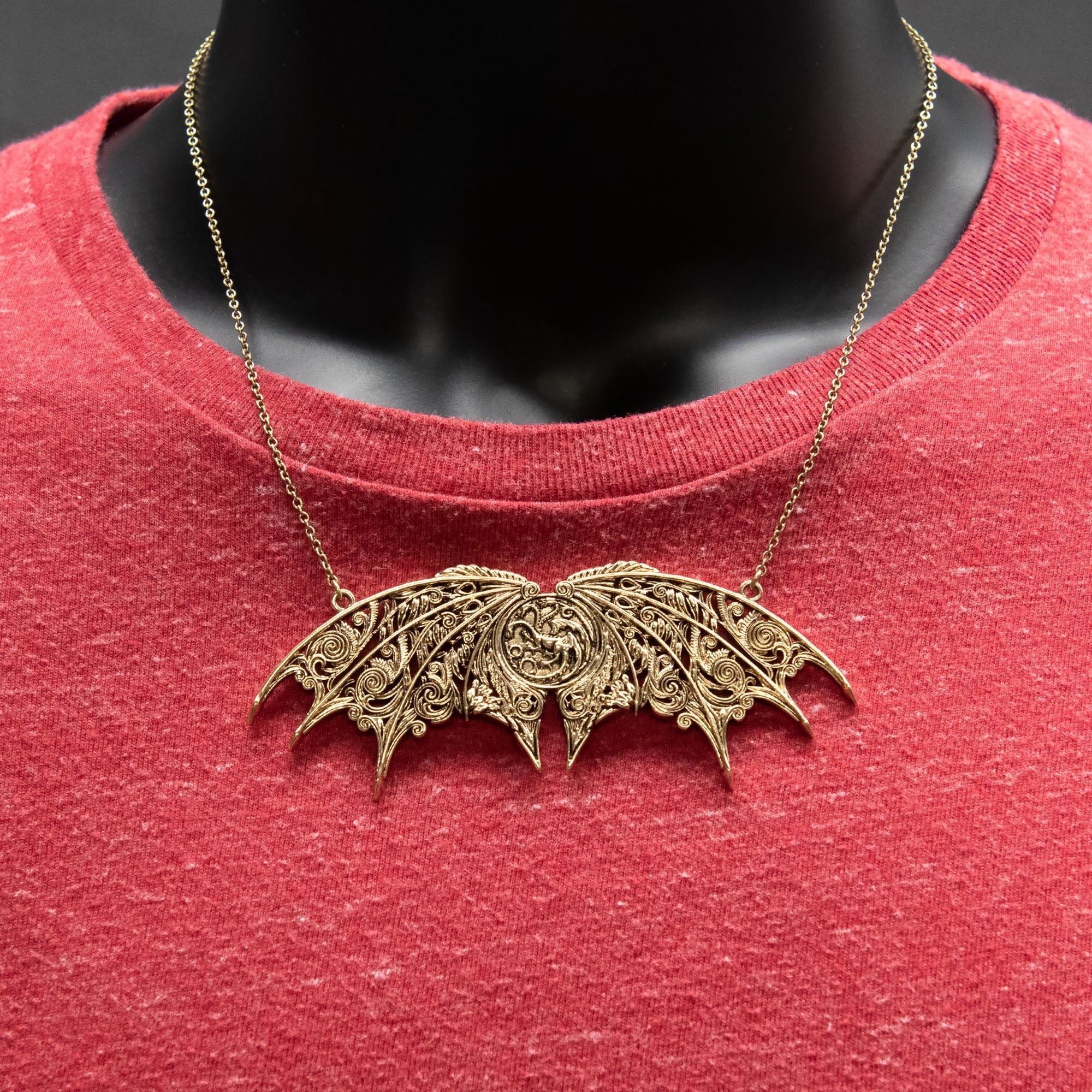 Game Of Thrones: House Of The Dragon Targaryen Plate Double Hung Necklace - Image 7