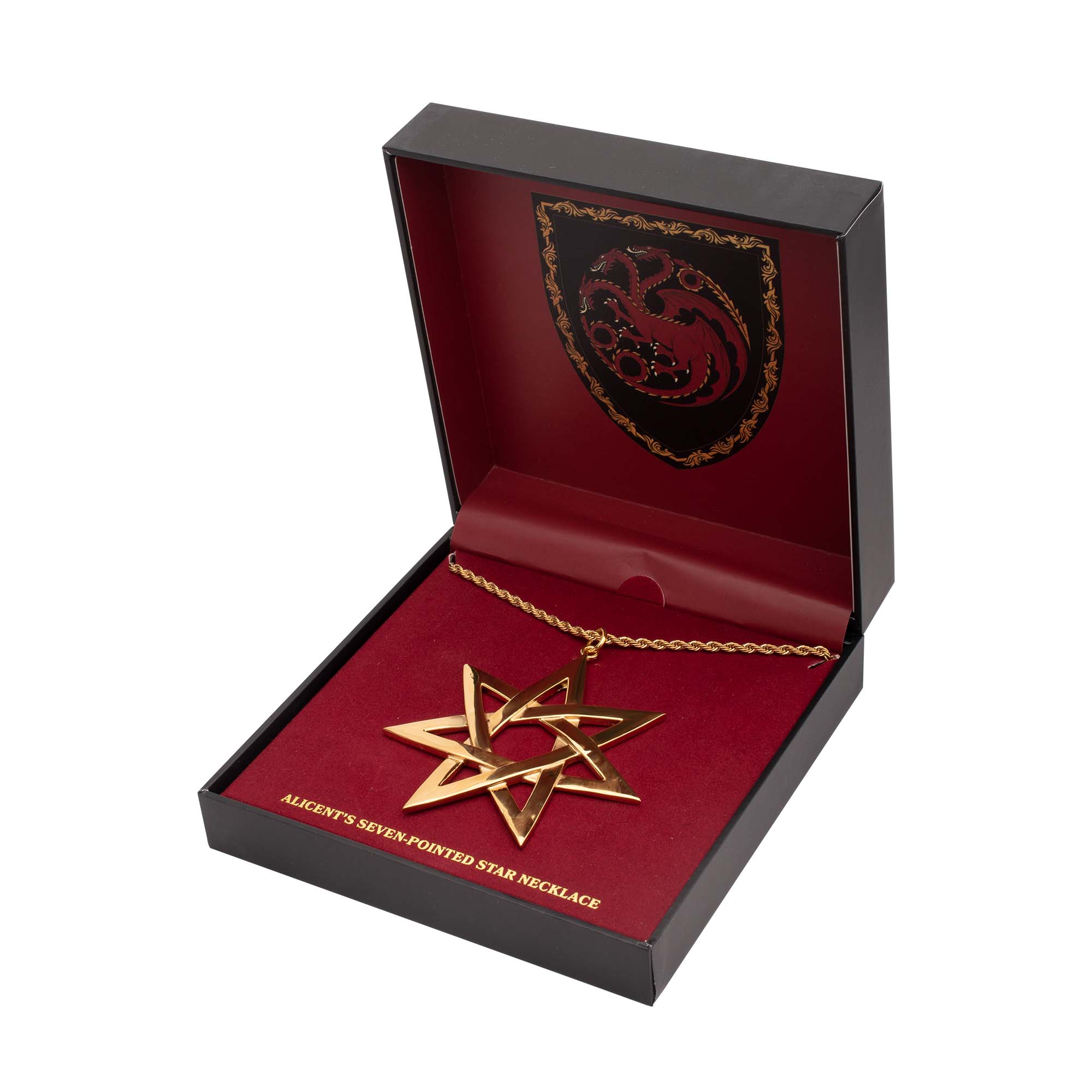 Game of Thrones: House of the Dragon Alicent 7 Pointed Star Pendant Necklace - Image 2