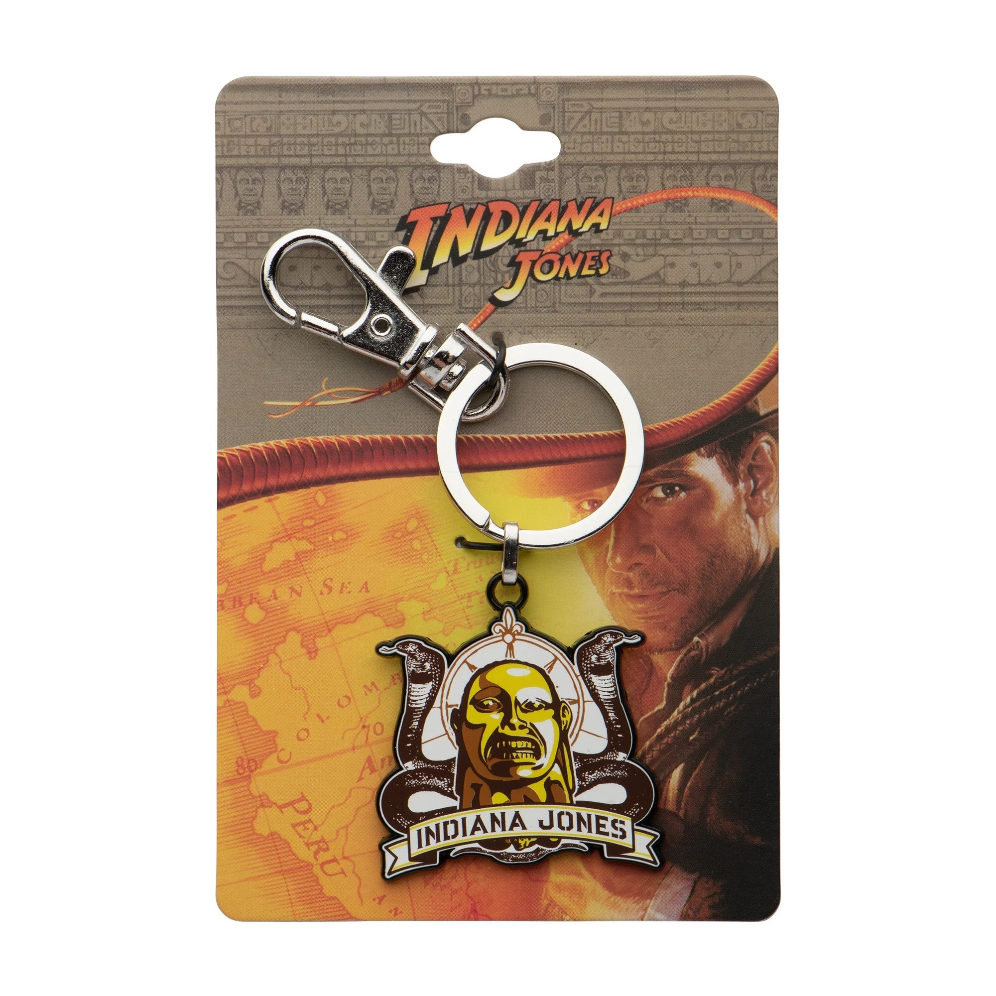 Indiana Jones Raiders of the Lost Ark Idol Snakes Keychain - Image 2
