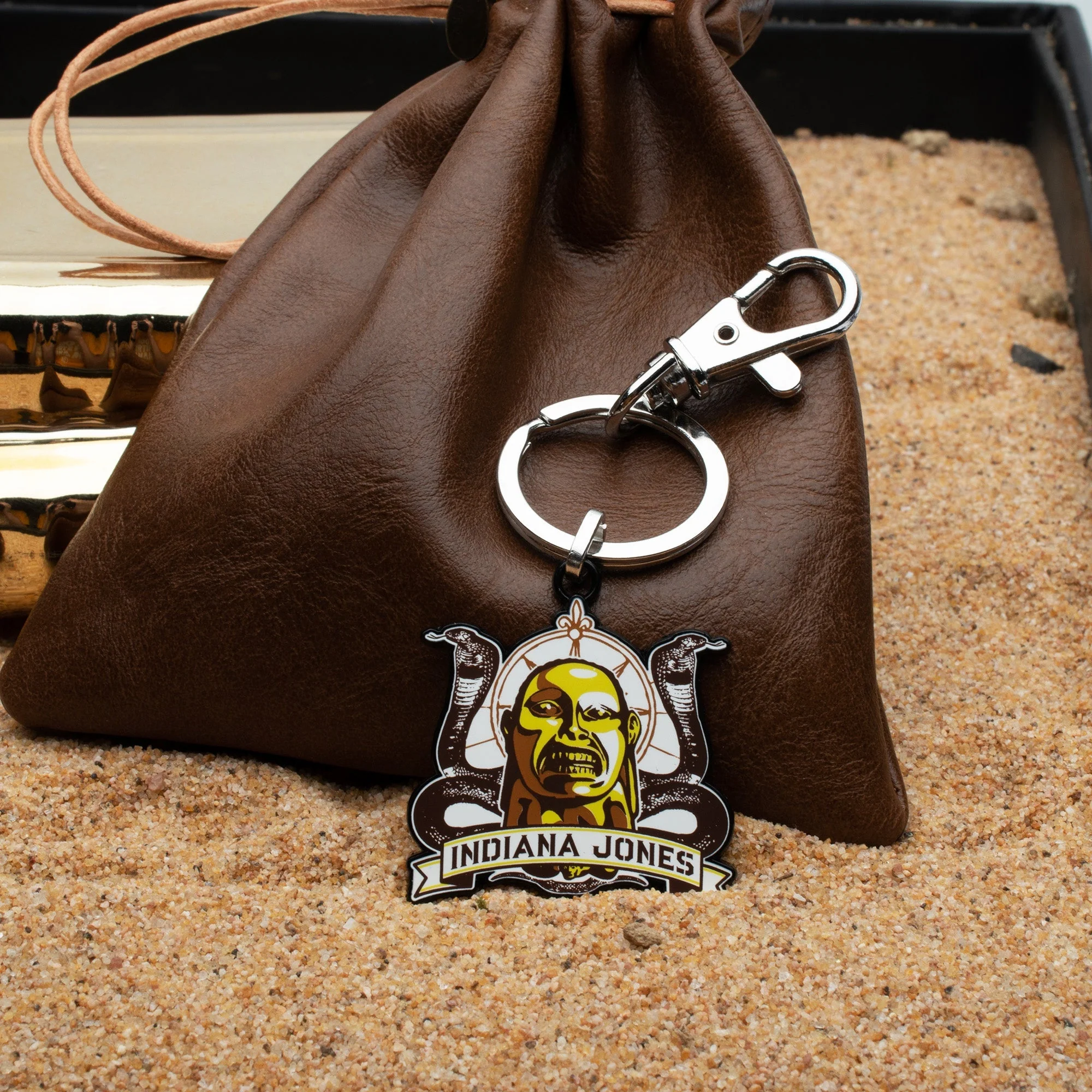 Indiana Jones Raiders of the Lost Ark Idol Snakes Keychain - Image 4