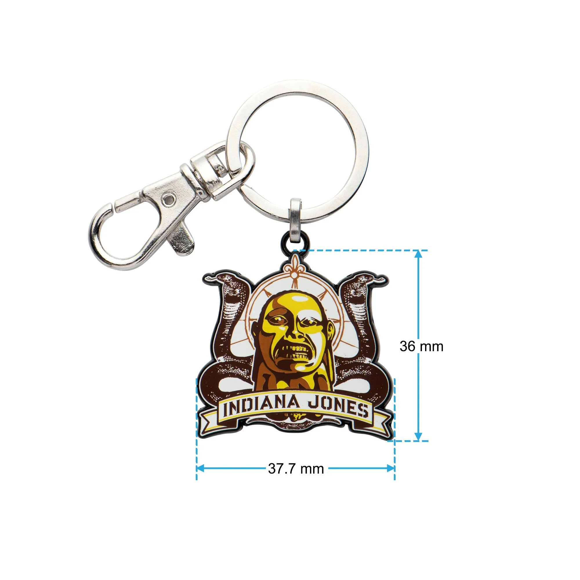 Indiana Jones Raiders of the Lost Ark Idol Snakes Keychain - Image 6