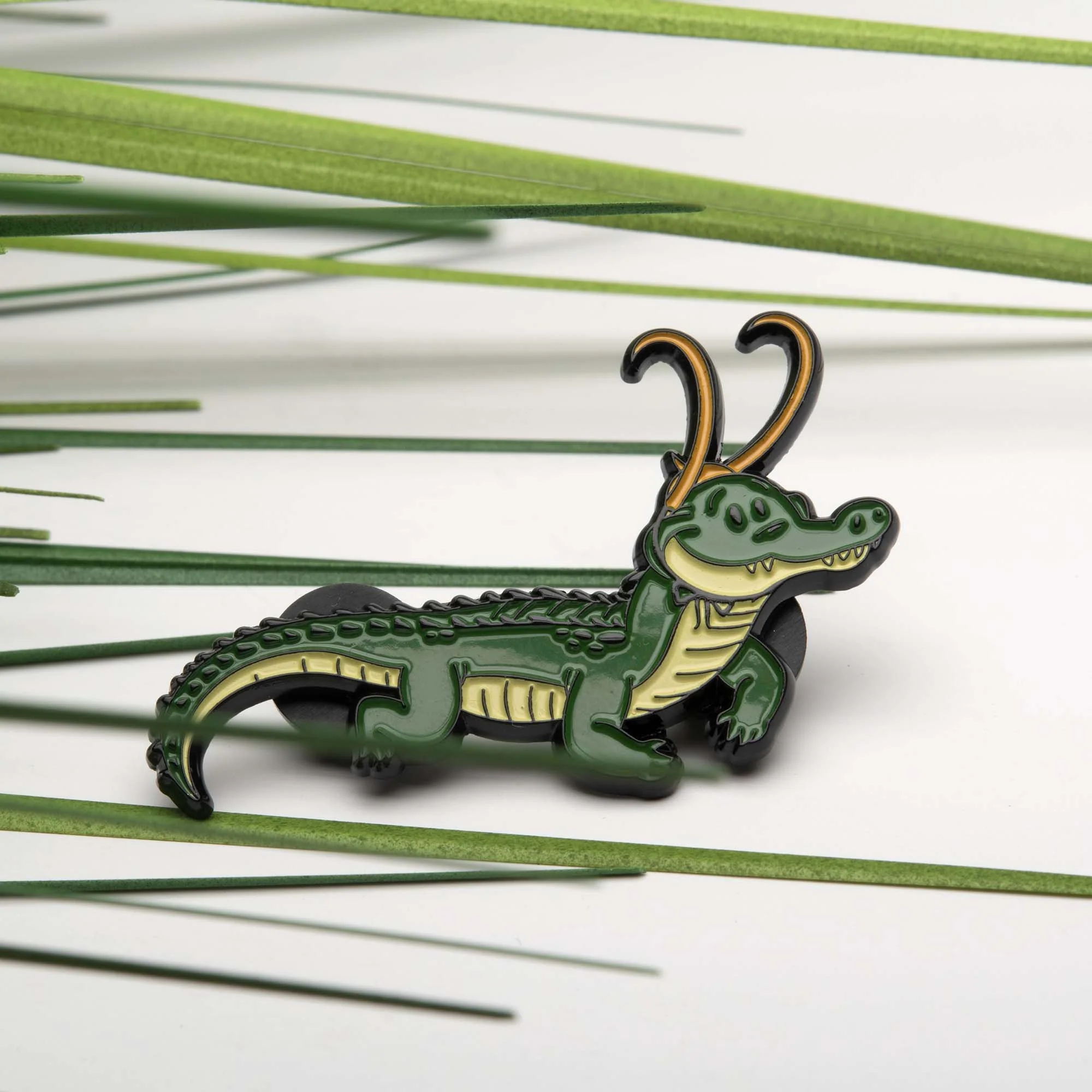 Marvel Loki alligator Base Metal Pin - Image 3