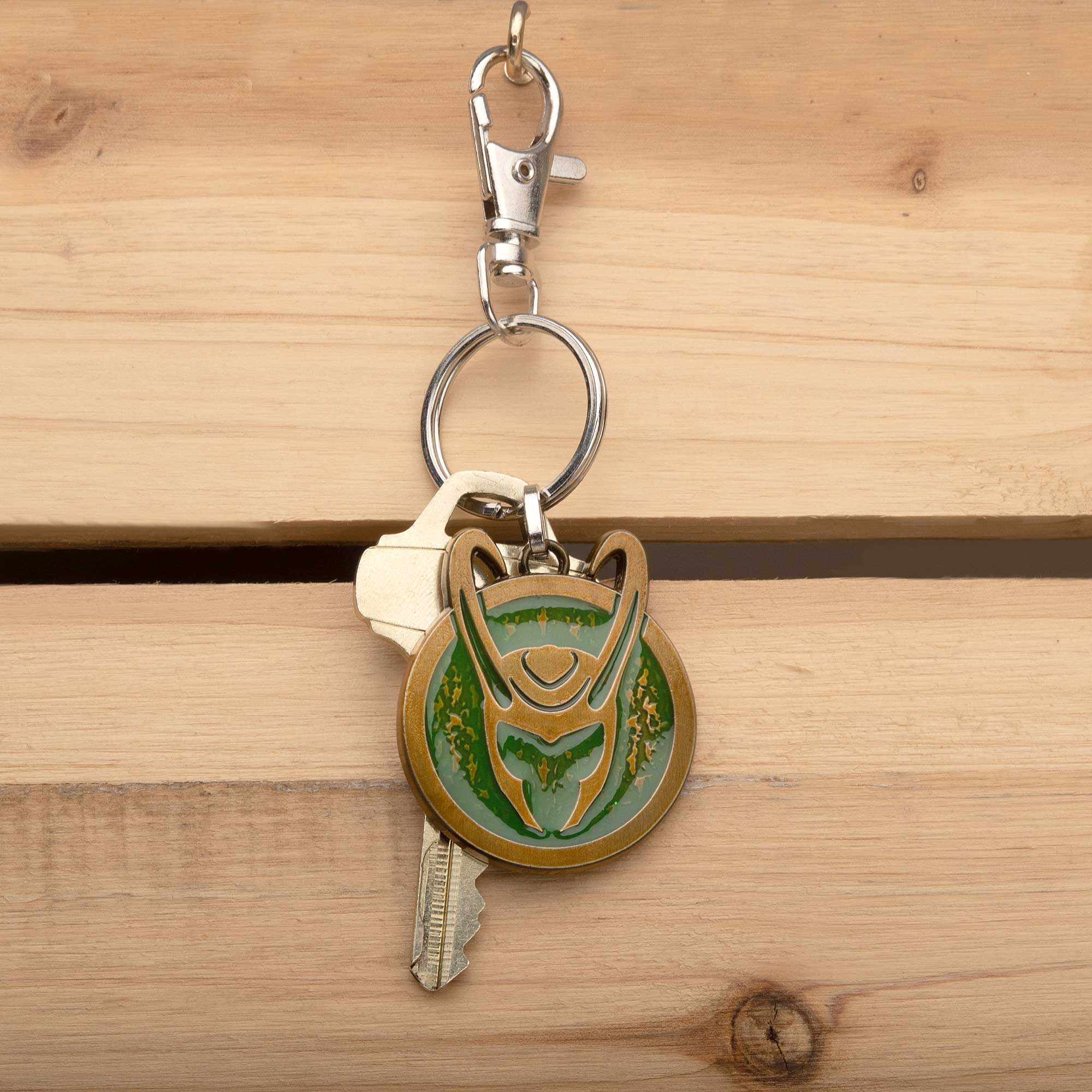Marvel Loki Helmet Keychain - Image 2