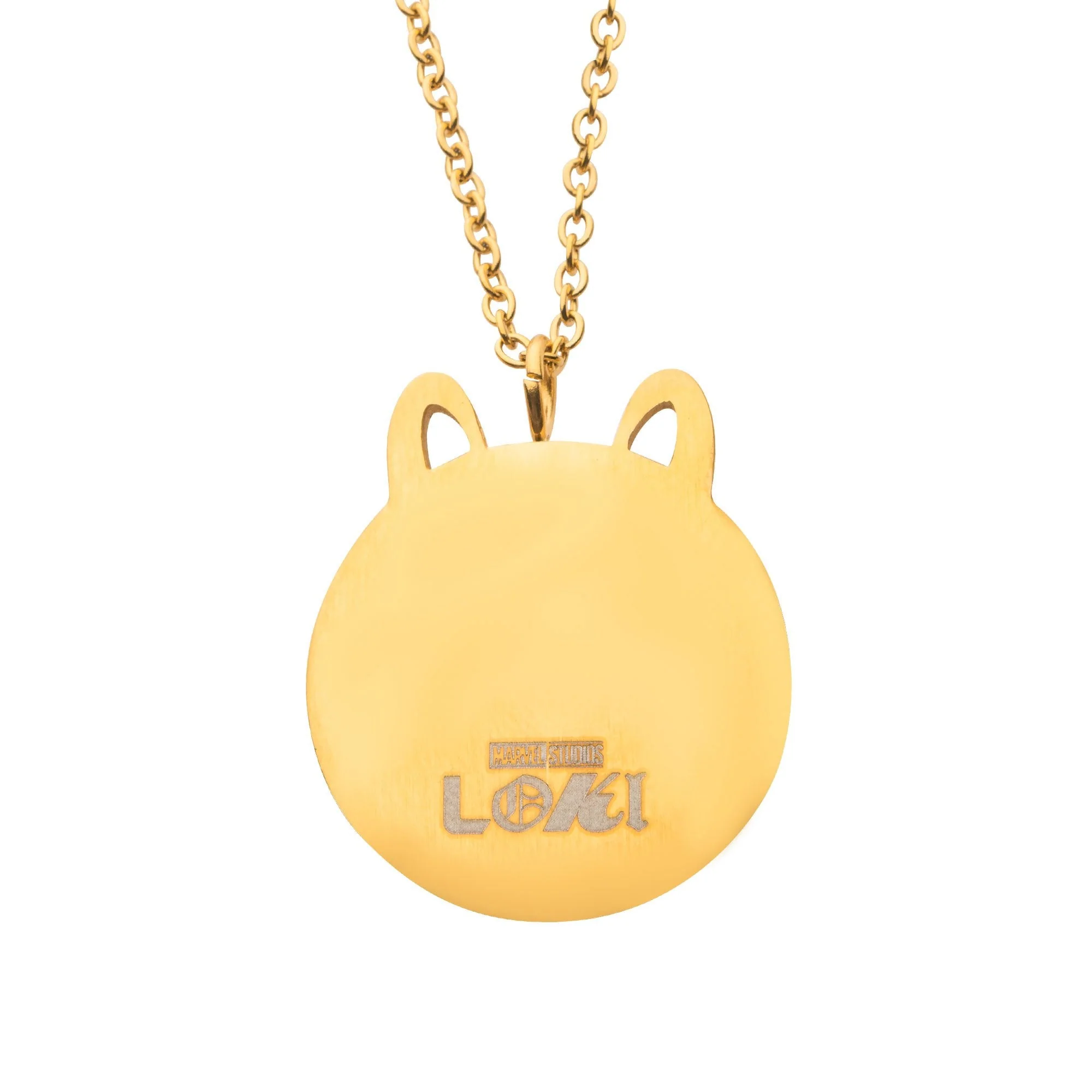 Marvel Loki Helmet Pendant Necklace - Image 2