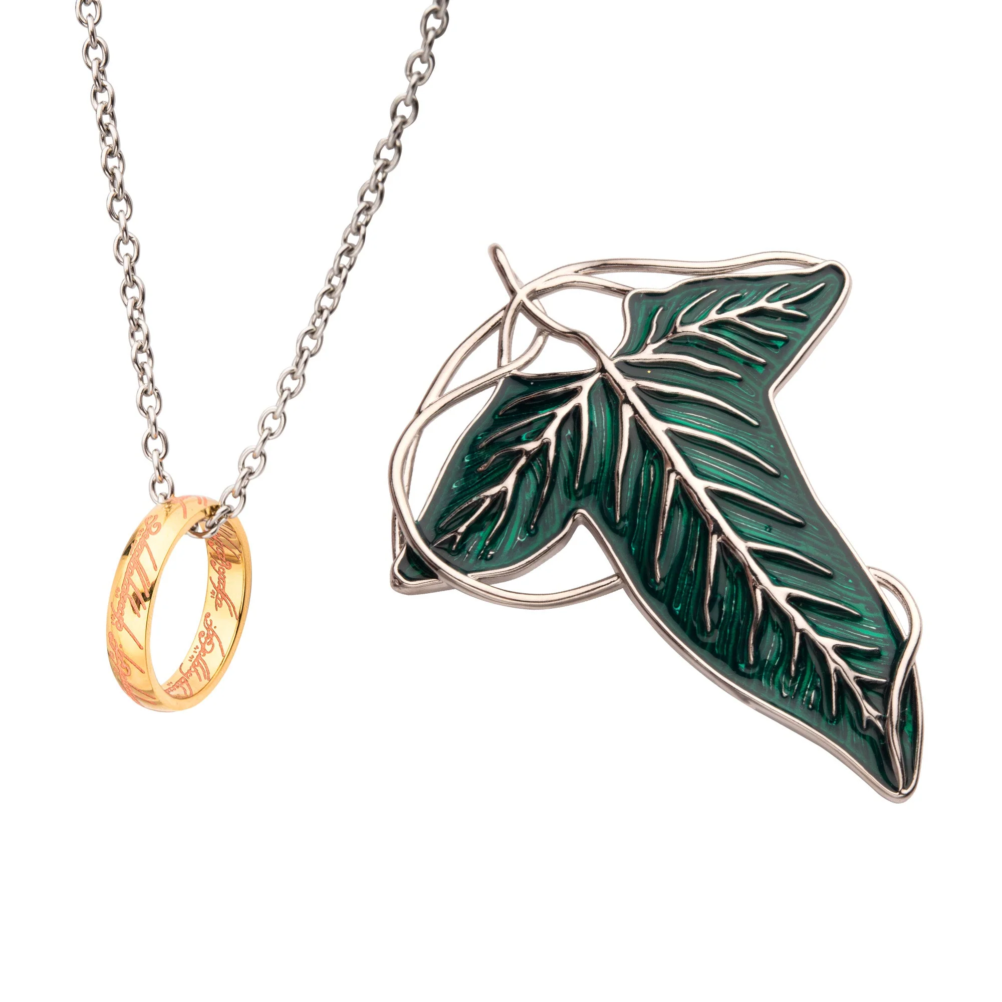 The Lord of the Rings Necklace and Frodo's Brooch Set - Image 5