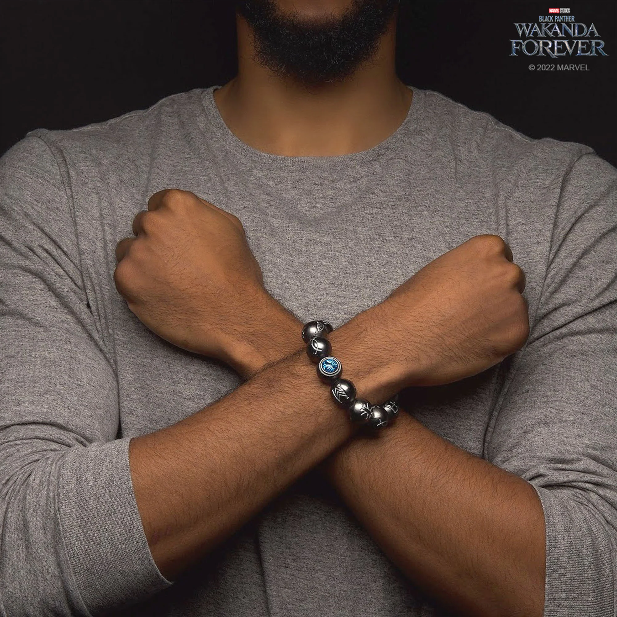 Marvel Black Panther: Wakanda Forever Black Kimoyo Beads Bracelet - Image 7