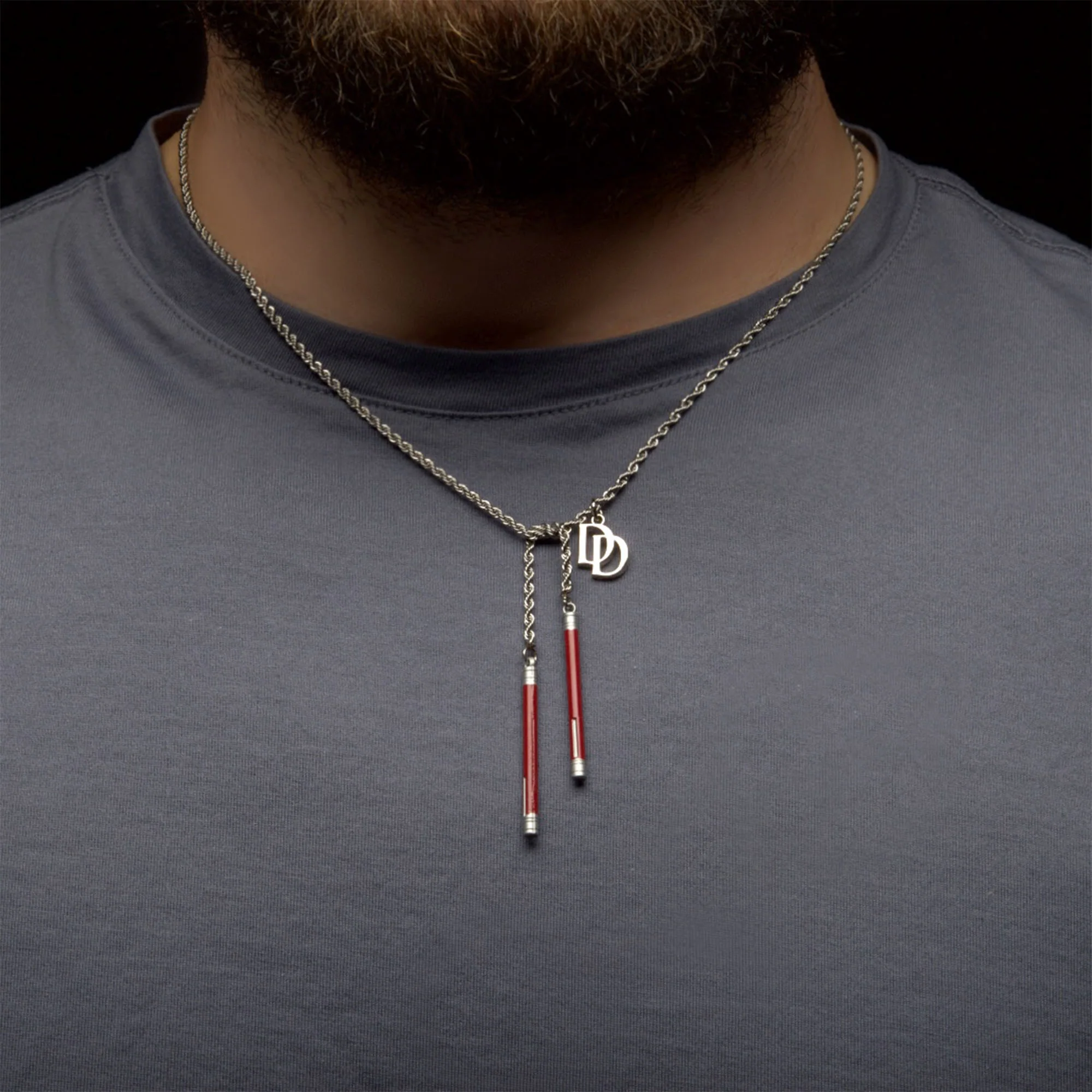 Marvel Daredevil Night Sticks Necklace - Image 3