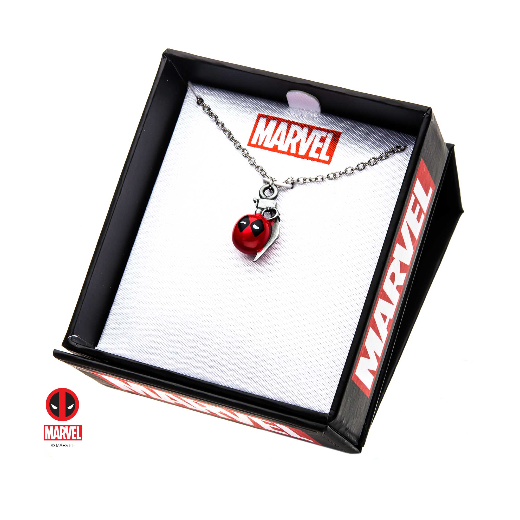 Marvel Deadpool Grenade Pendant Necklace - Image 2