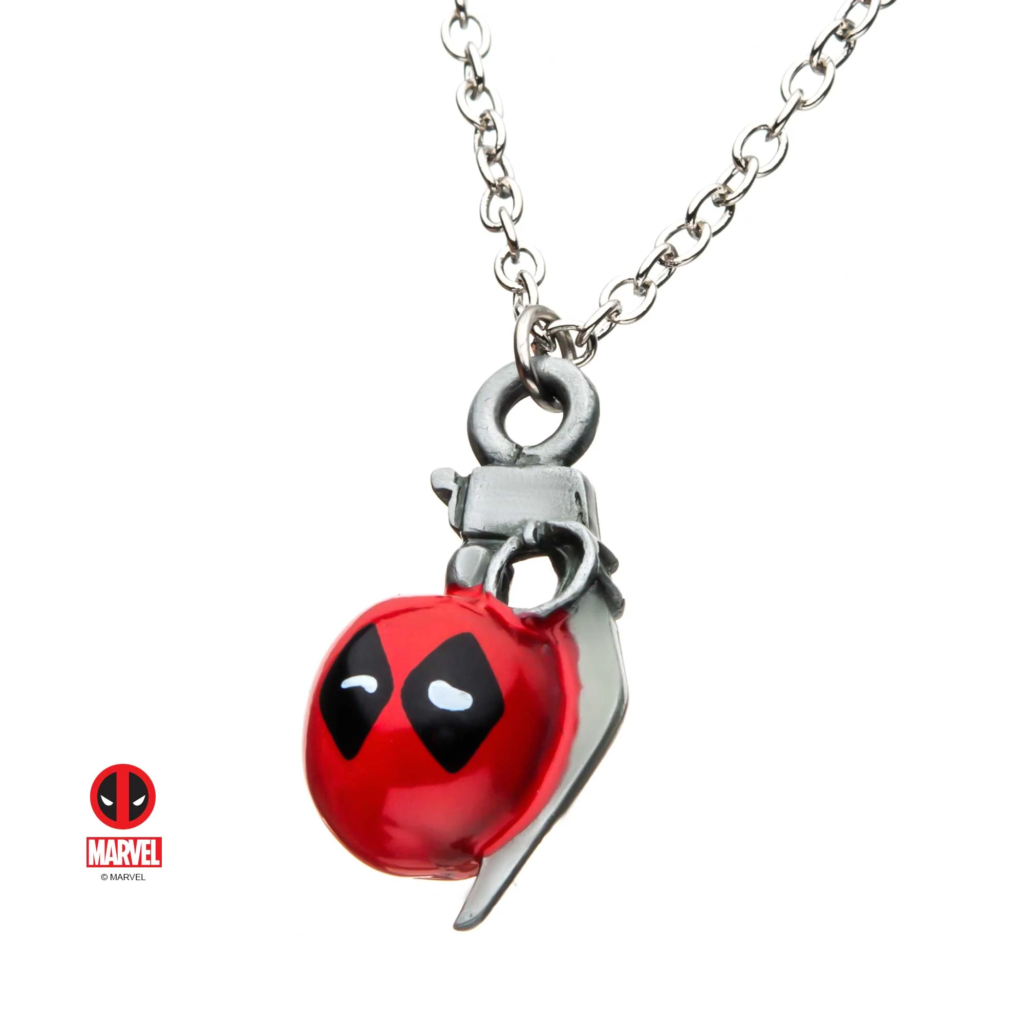 Marvel Deadpool Grenade Pendant Necklace - Image 3