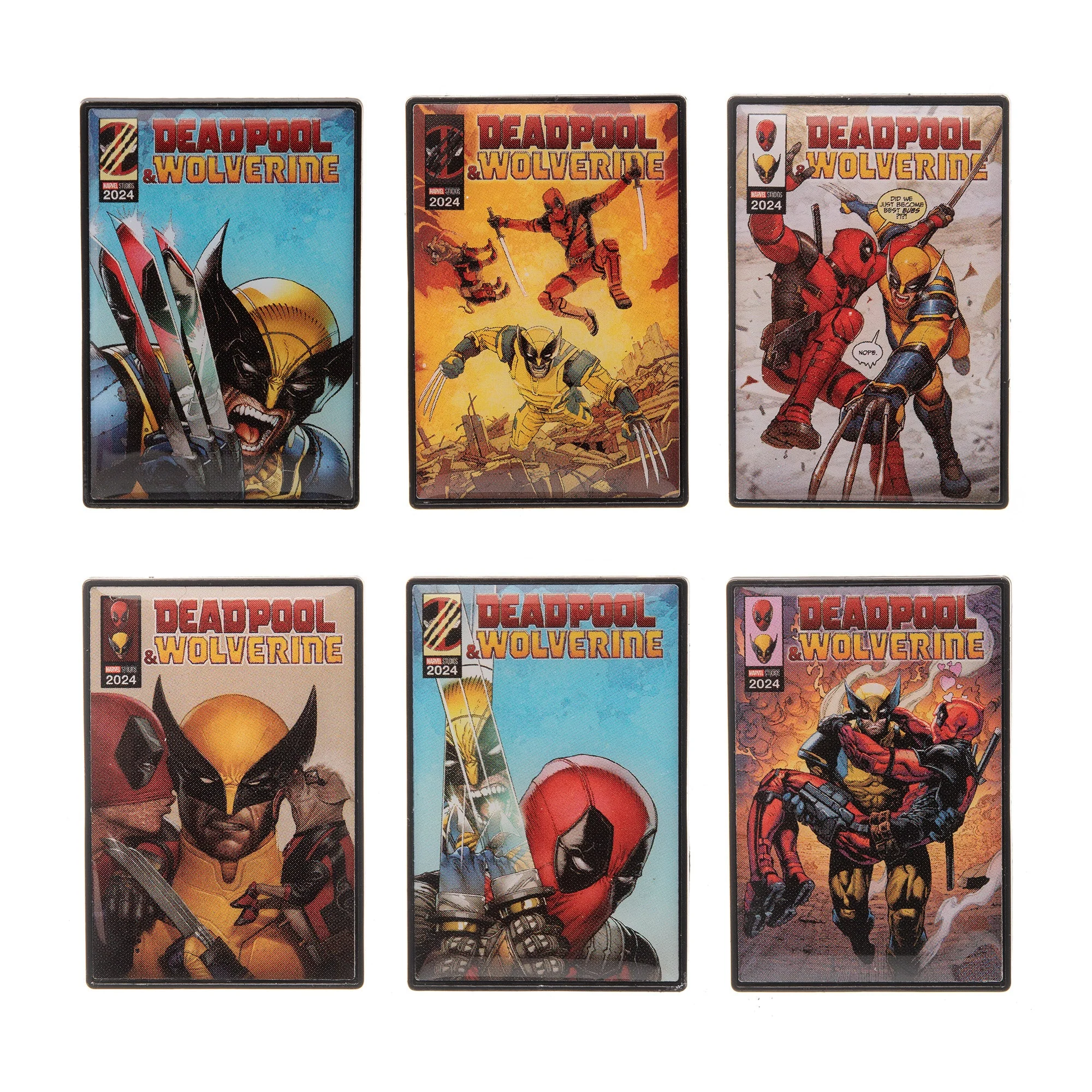Marvel Deapool Movie 3 Six Pin Set