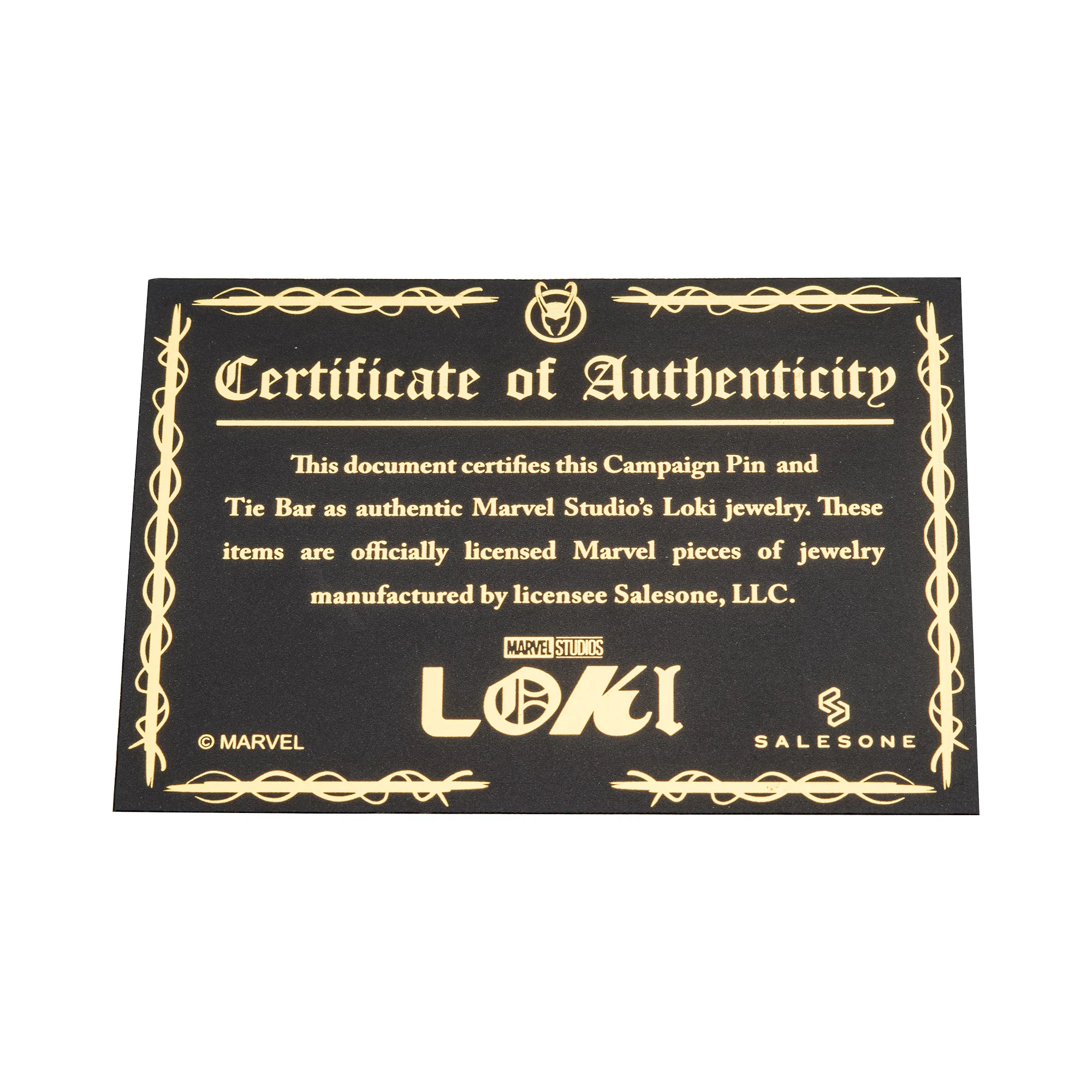 Marvel LOKI Badge and Tie Pin Set - Image 4