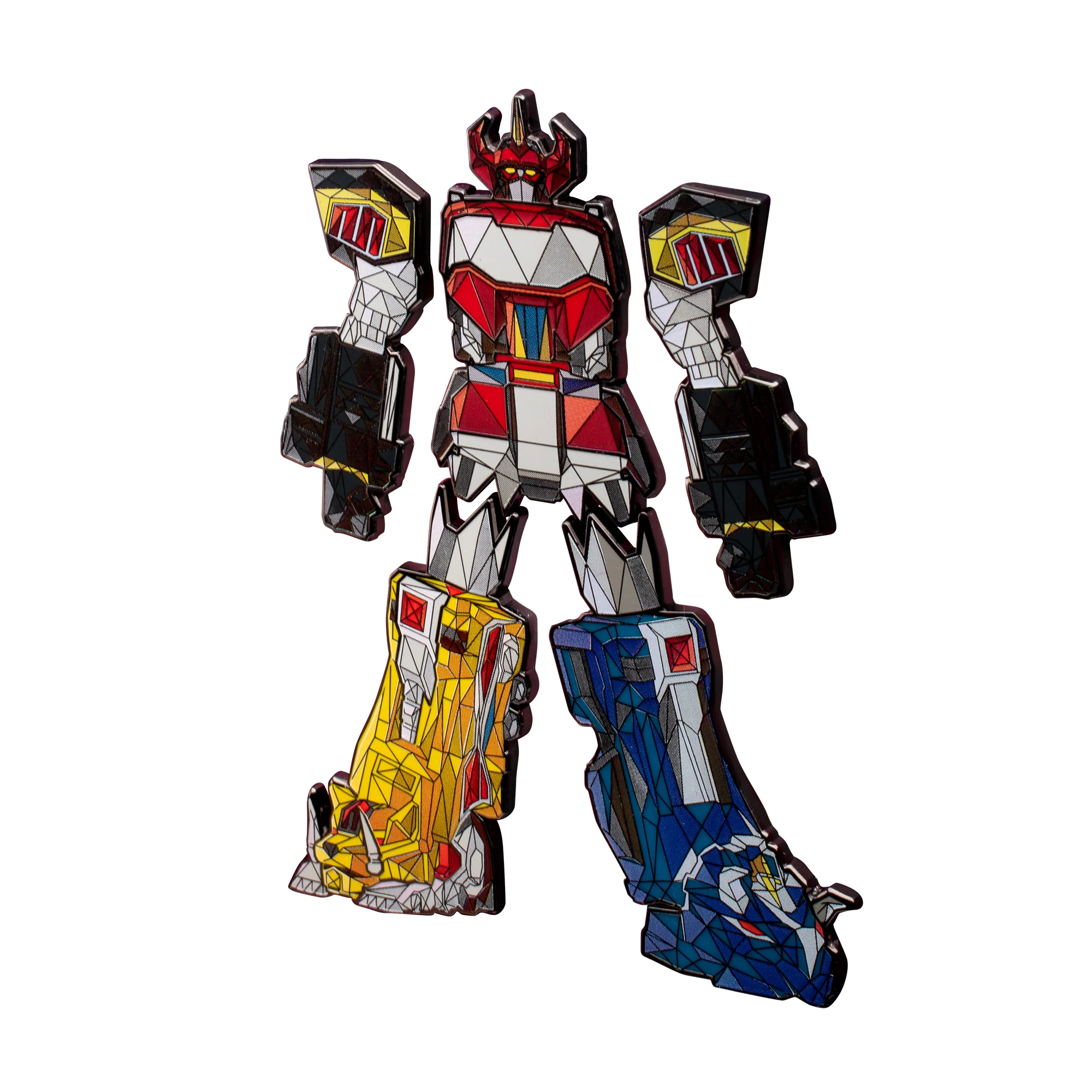 Mighty Morphin Power Rangers Dino Megazord Five Piece Pin Set - Image 3