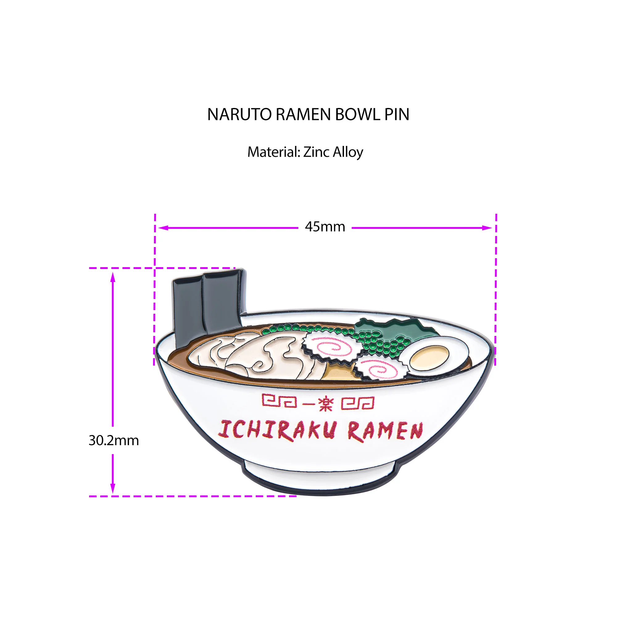 Naruto Ichiraku Ramen Bowl Pin - Image 5
