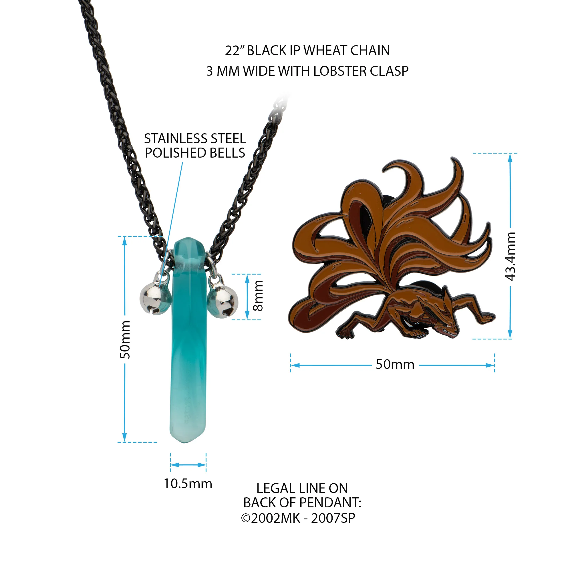 Naruto Tsunades Necklace and Pin Set - Image 3