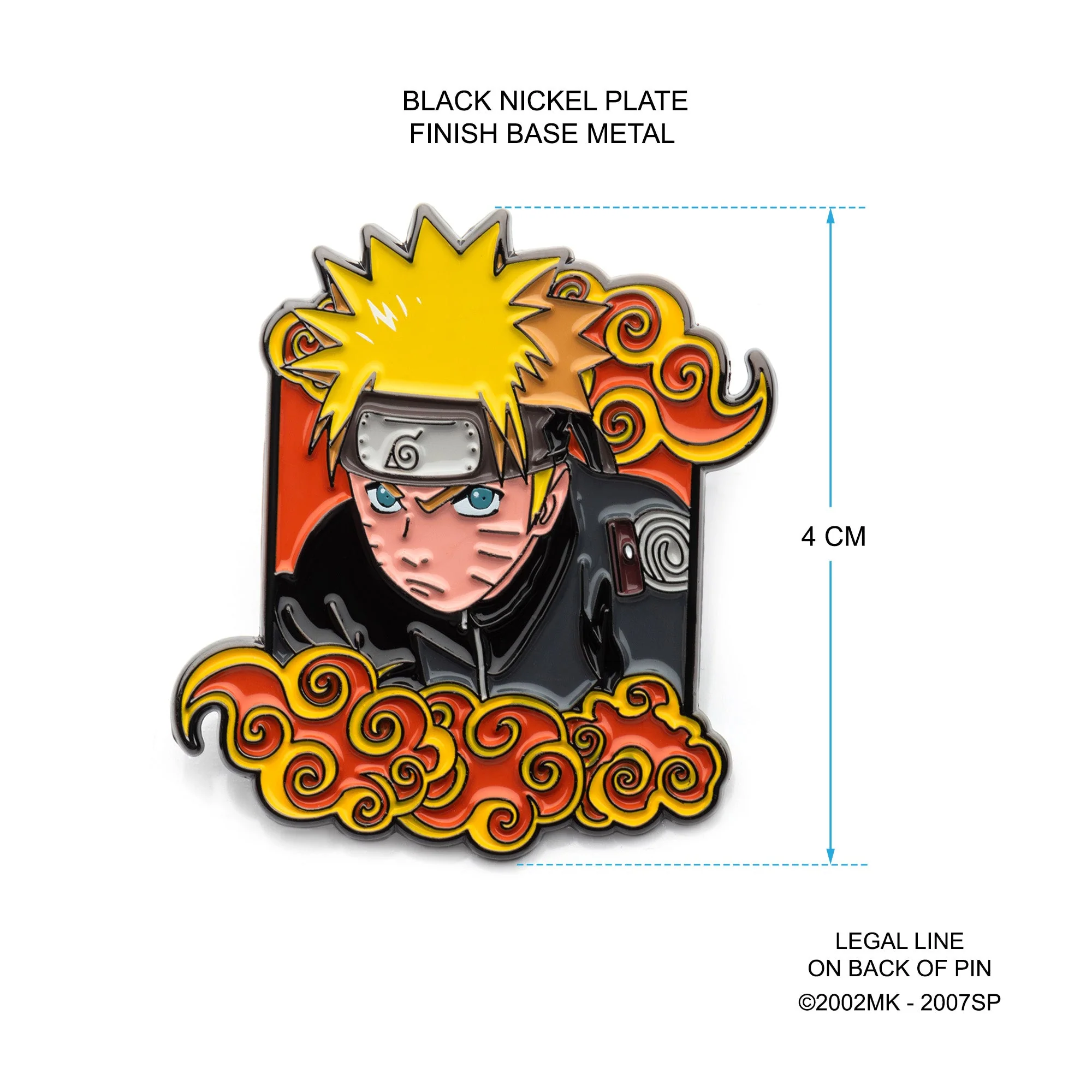 Naruto Uzumaki Enamel Pin - Image 3
