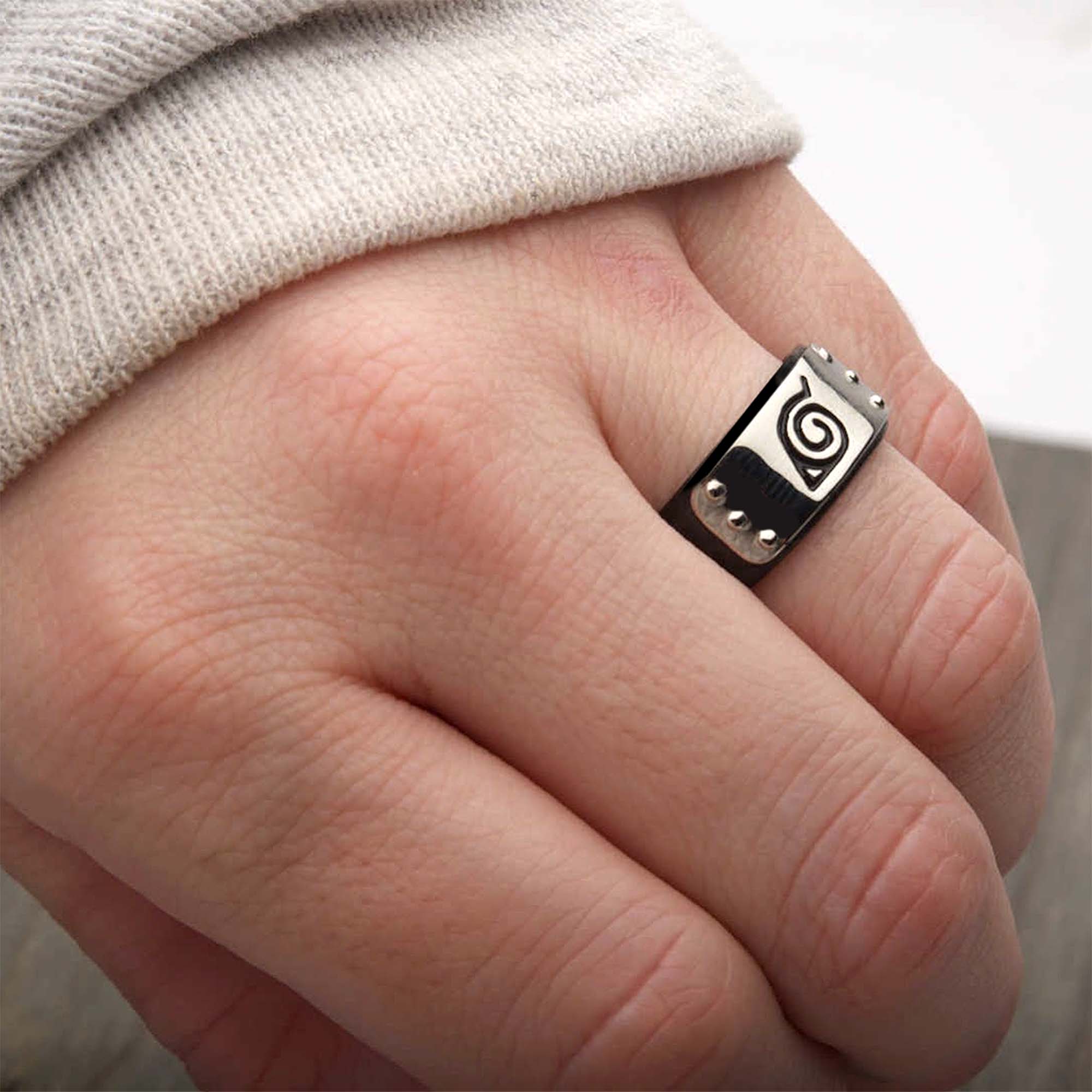 Naruto Hidden Leaf Village Headband Ring - Image 5