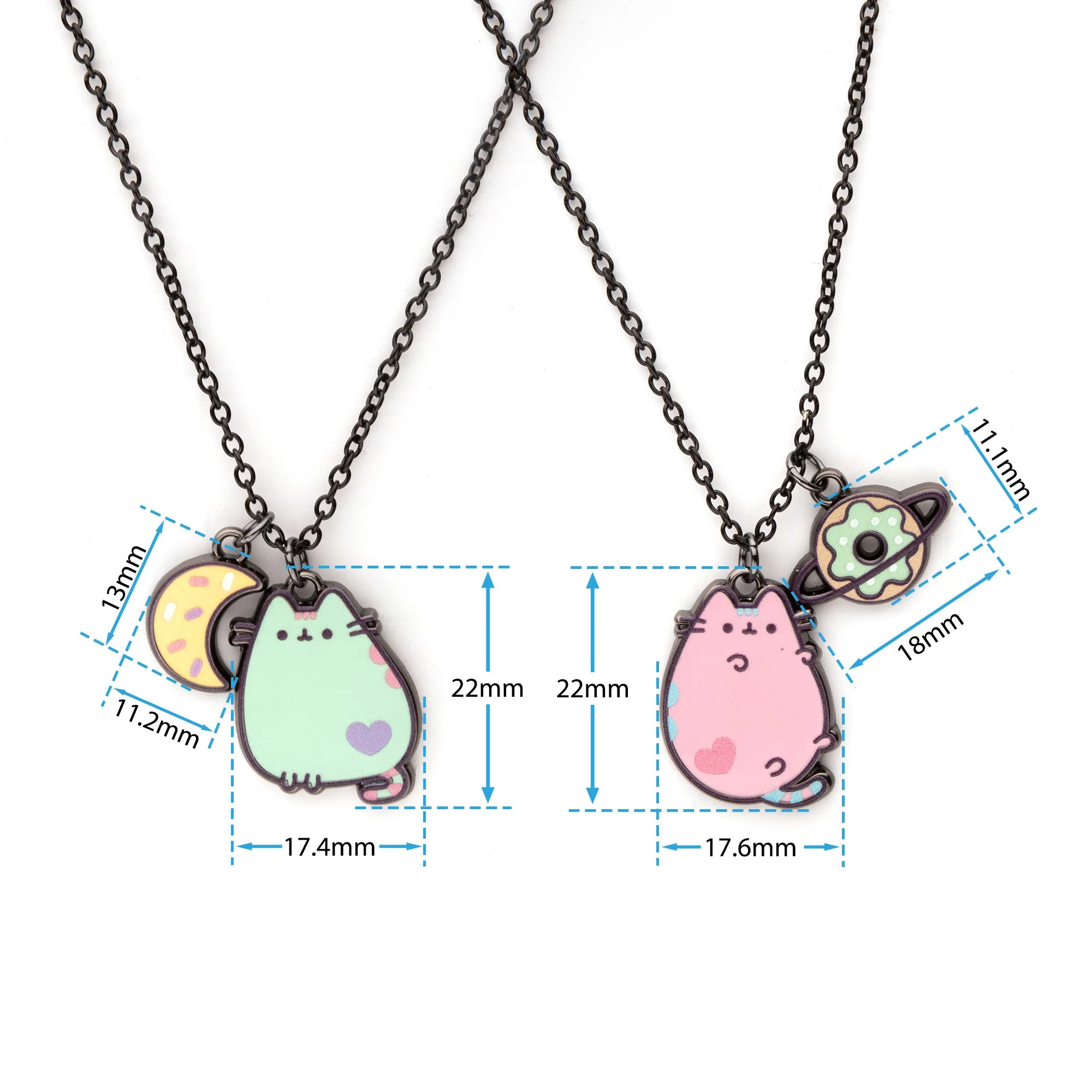 Pusheen Space Best Friends Necklace Set - Image 3