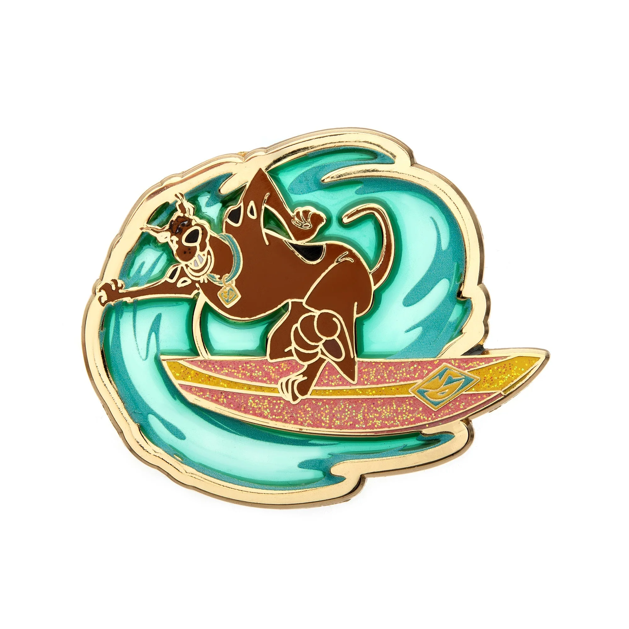 Scooby-Doo Transparent Surfing Pin - Image 4