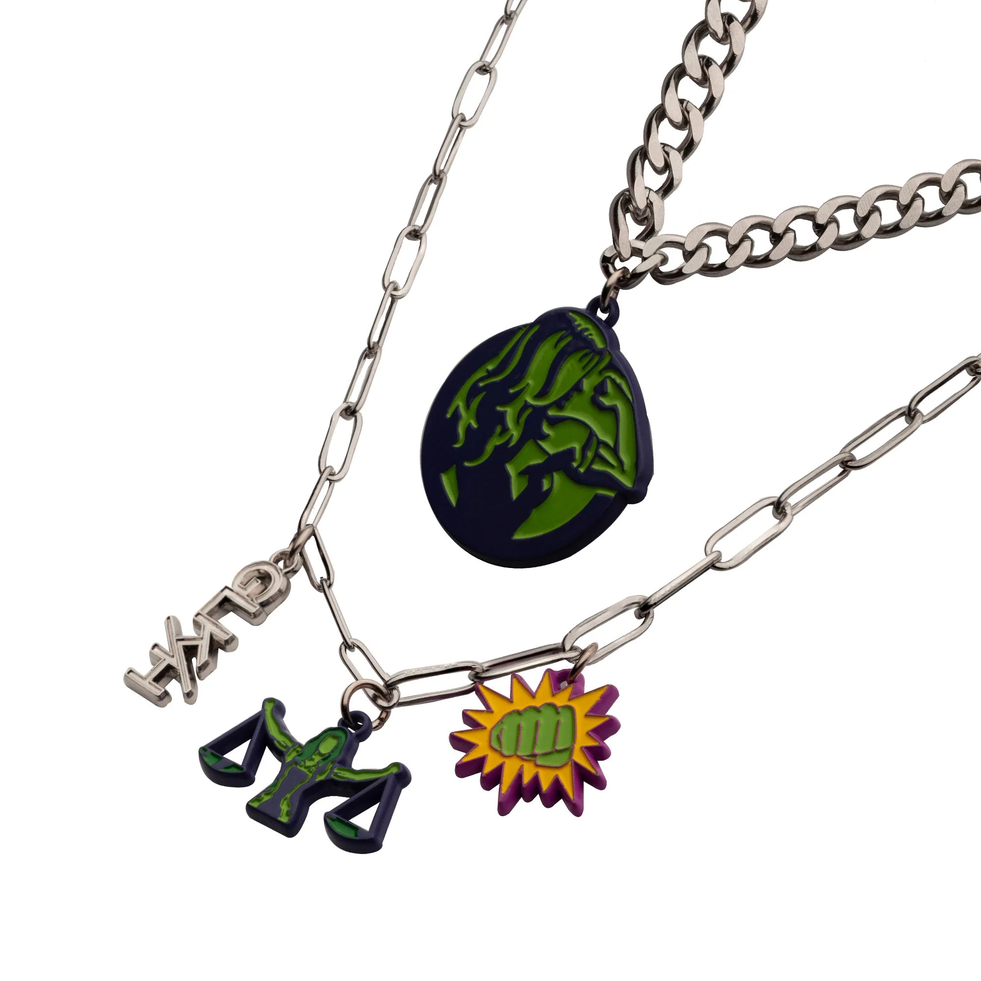 Marvel She-Hulk Charm Chain Set Necklace - Image 5