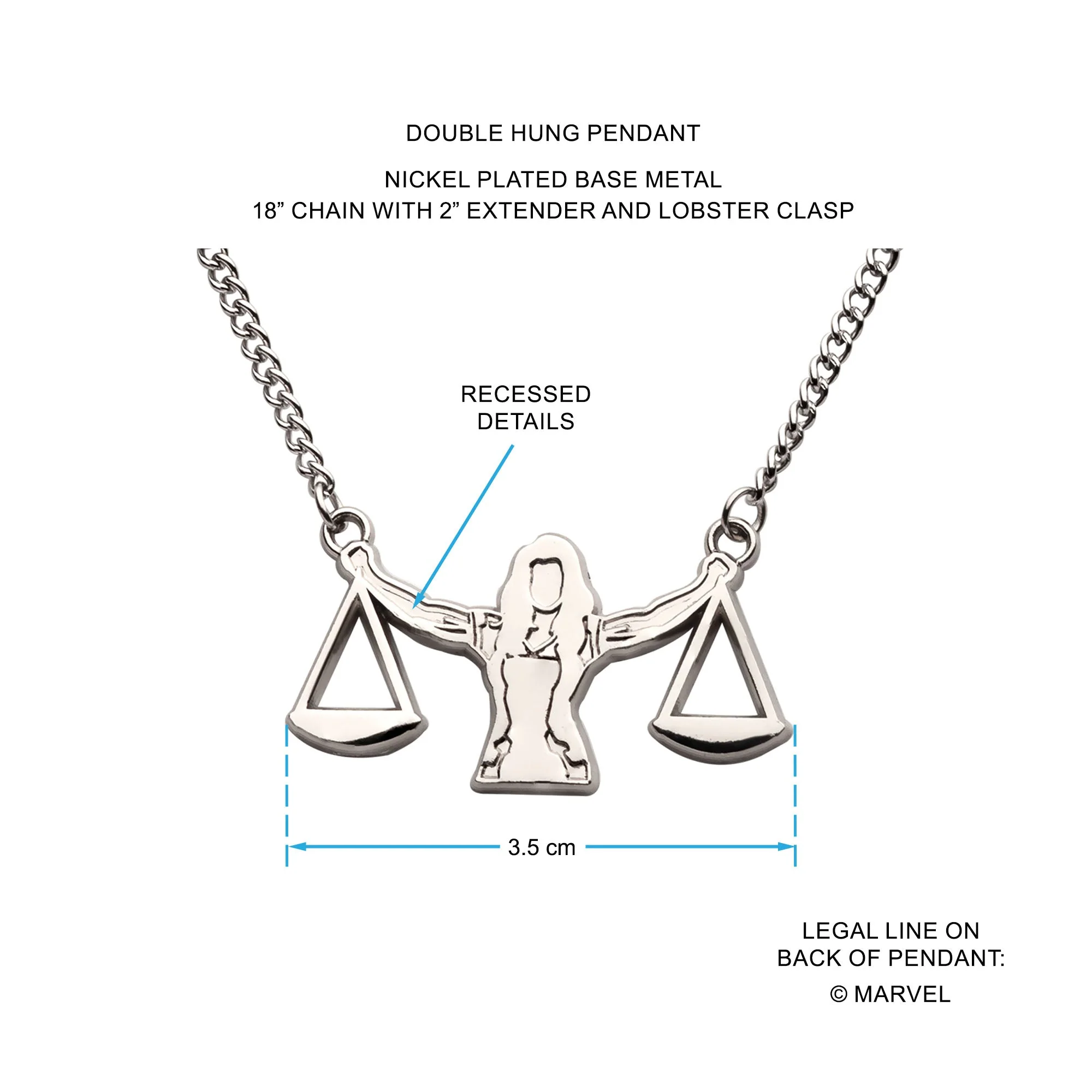 Marvel She-Hulk Scale Pendant Necklace - Image 3